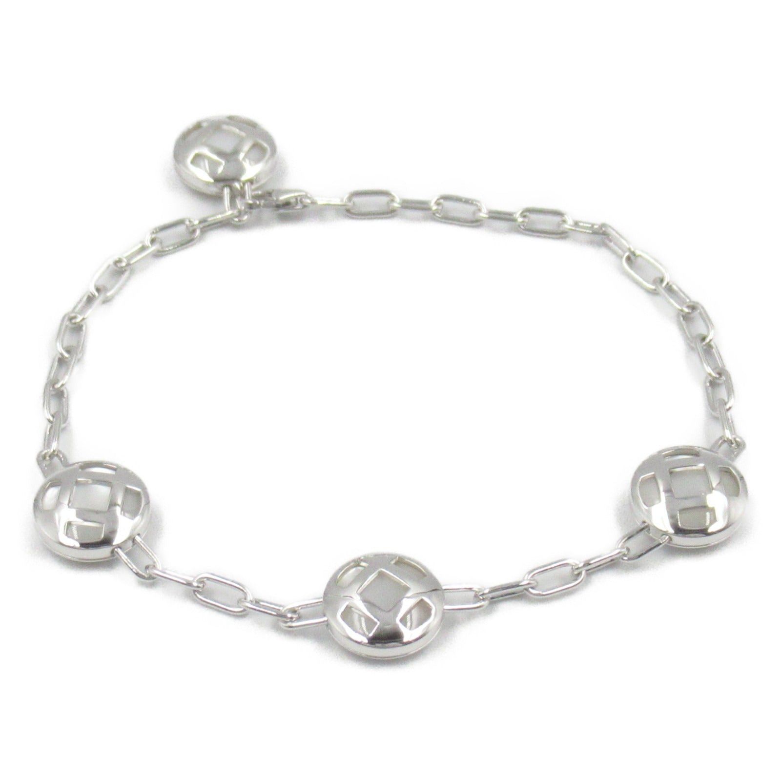 Cartier Cartier Pasha Grid Bracelet 4 Motifs Mother Of Pearl K18Wg (White Gold) White Size ONE SIZE - 1 Thumbnail