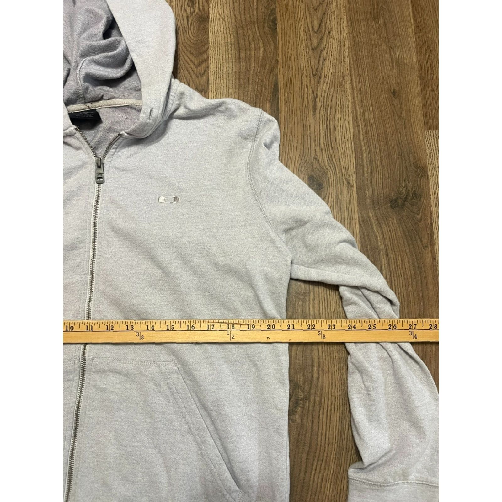 Oakley Oakley Hoodie Mens Size Large Gray Sweatshirt Full Zip Long Sleeve Size US L / EU 52-54 / 3 - 6 Thumbnail