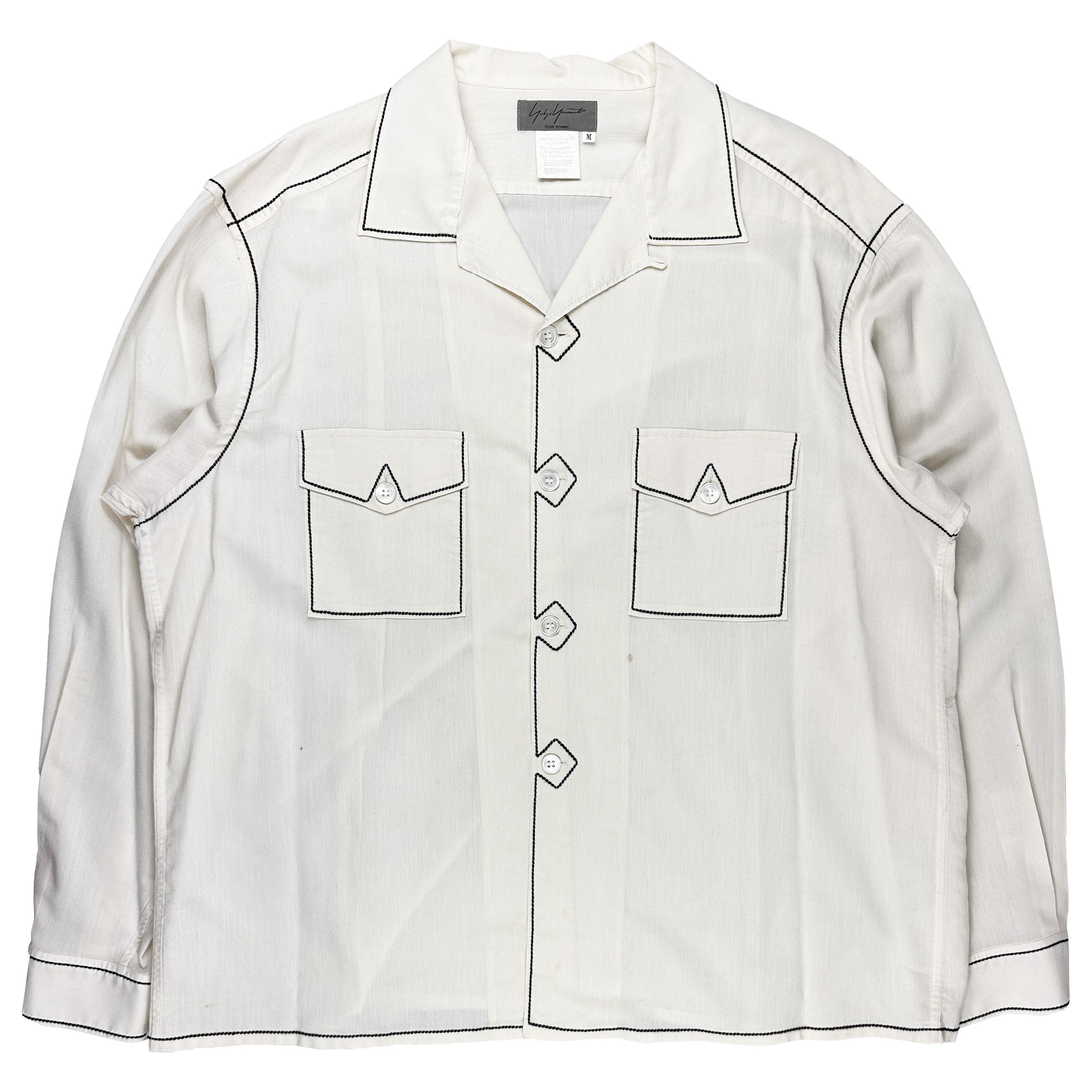 Contrast Stitch Western Shirt