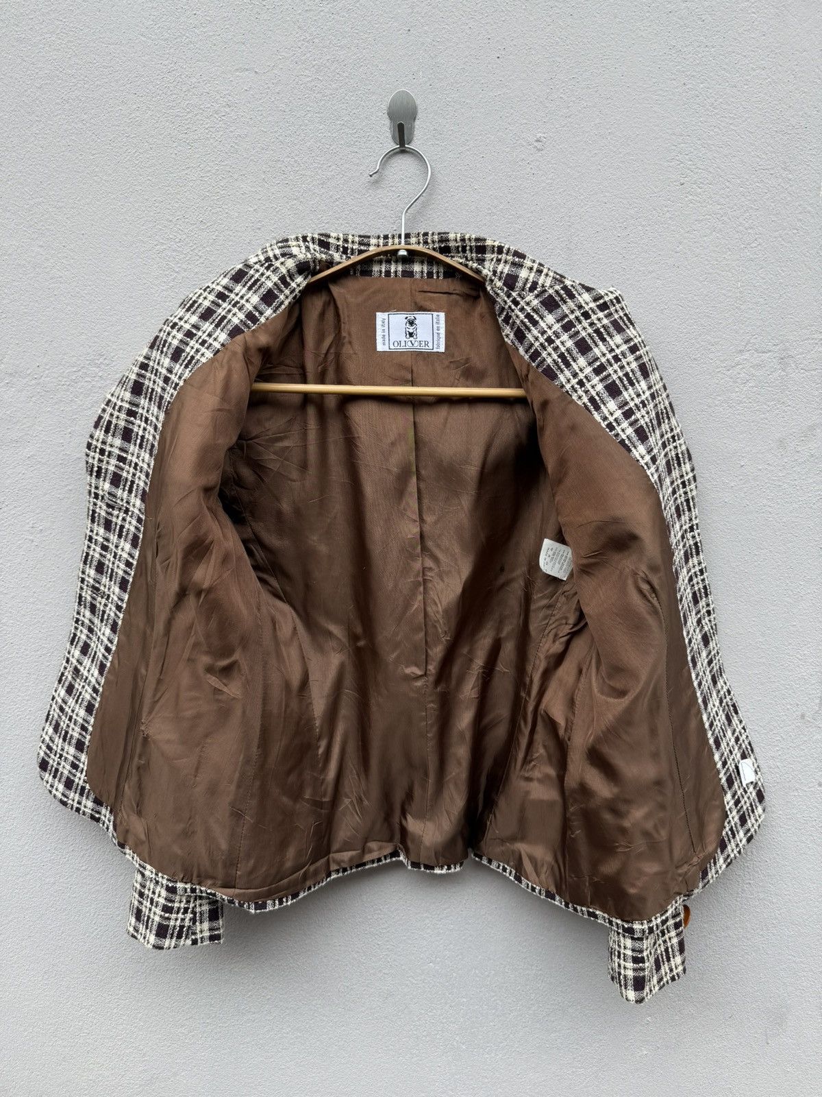 Valentino VALENTINO Double Collar Tweed Dice 🎲 Button Blazer Jacket Size M / US 6-8 / IT 42-44 - 13 Thumbnail