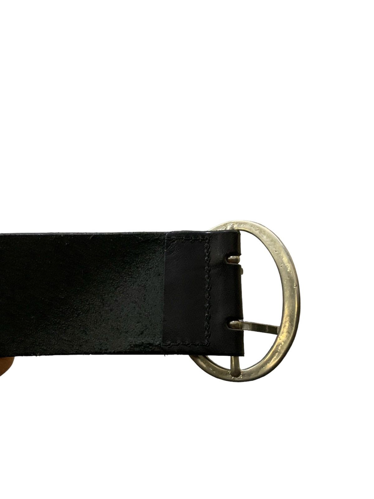 Yohji Yamamoto Y’s Yohji Yamamoto Studded Kenya Leather Belt Size ONE SIZE - 12 Thumbnail