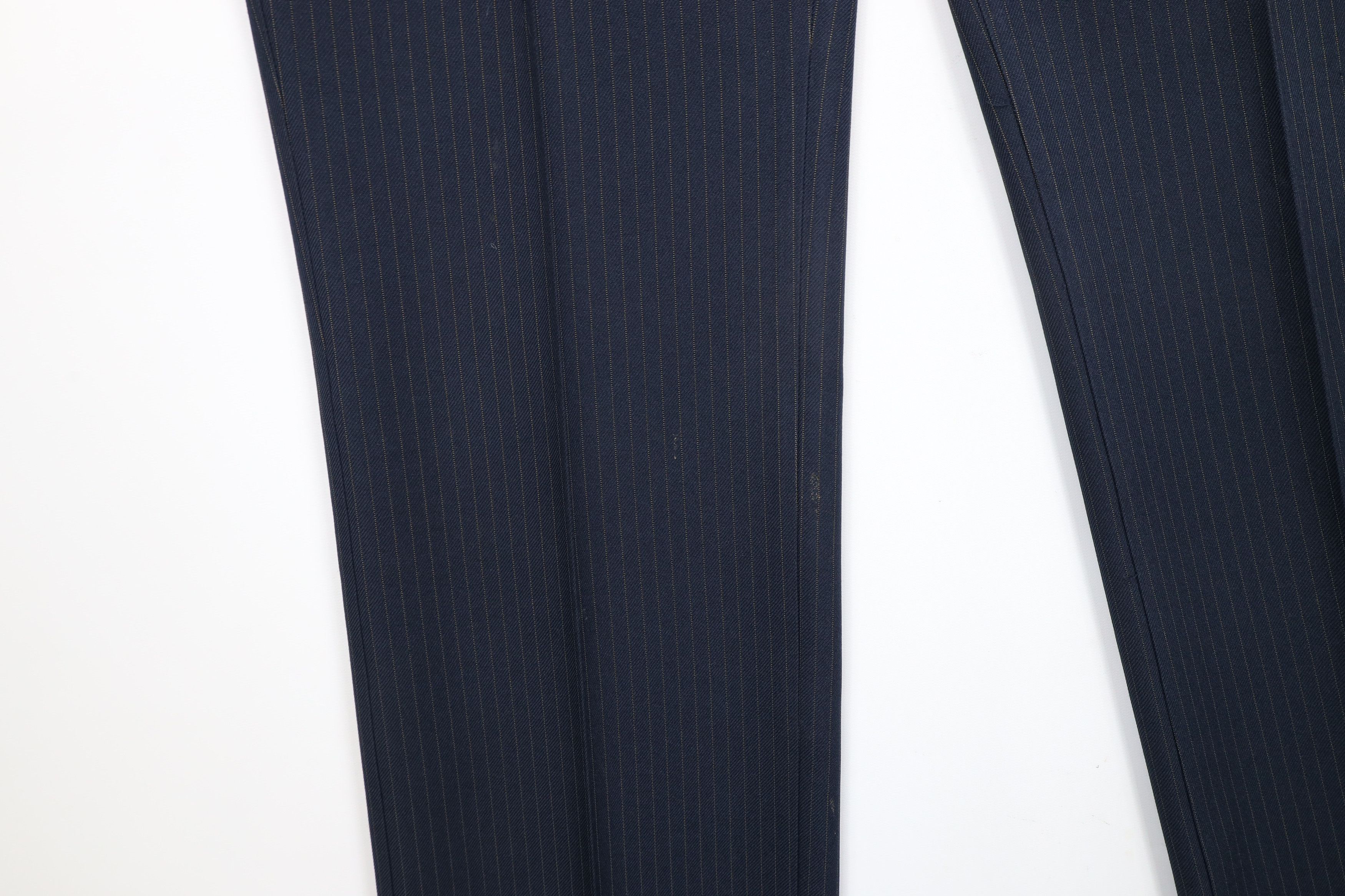 Vintage Vintage 70s Streetwear Knit Wide Leg Chino Pants Blue USA Size US 34 / EU 50 - 5 Thumbnail
