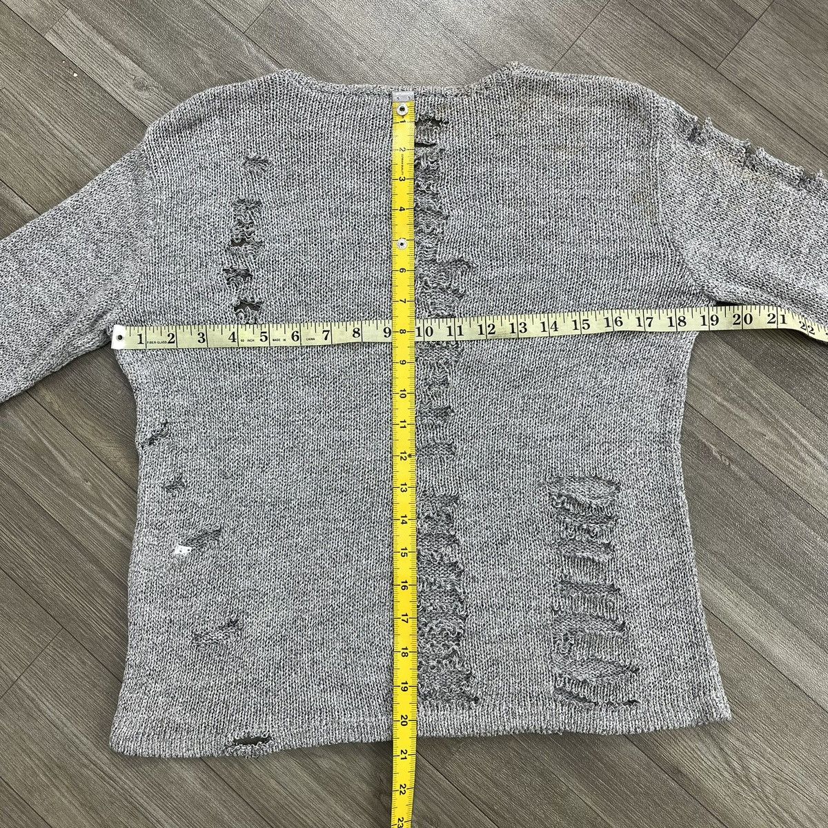 agnes b. Vintage Agnes b. Paris Distressed Knitted Balenciaga Style Size US S / EU 44-46 / 1 - 17 Thumbnail