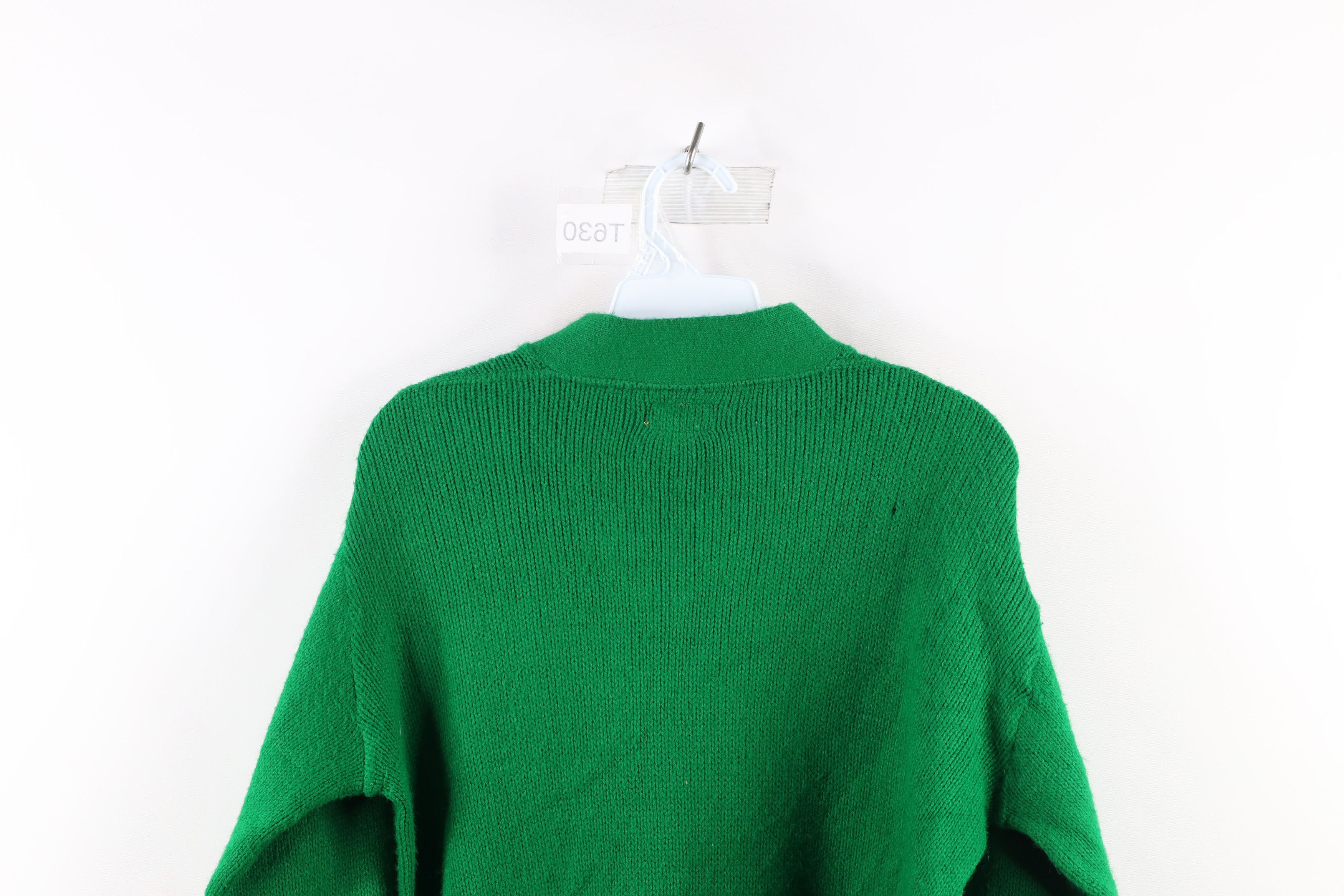 Vintage Vintage 60s Sand Knit Knit Cheerleader Varsity Sweater USA Size XS / US 0-2 / IT 36-38 - 10 Thumbnail