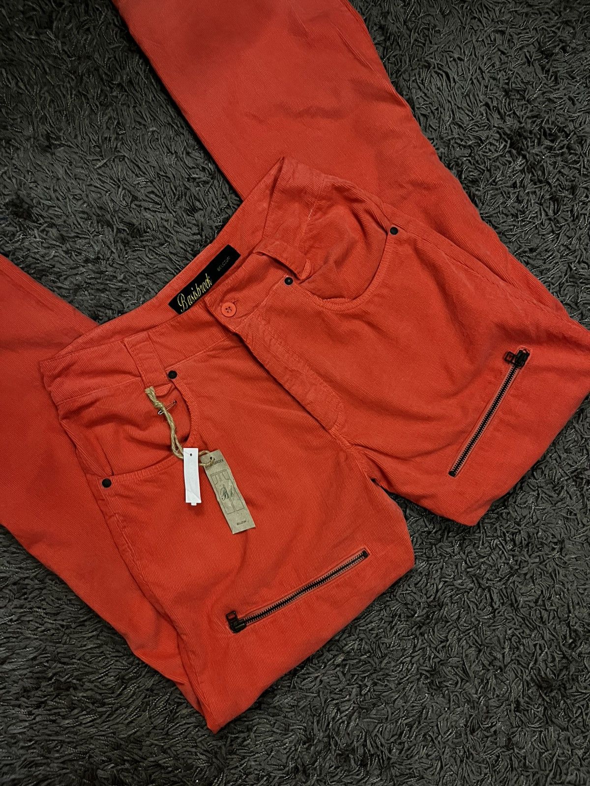 BASISBROEK 2000s NWT corduroy zip-techwear #H4 Size US 29 - 8 Thumbnail