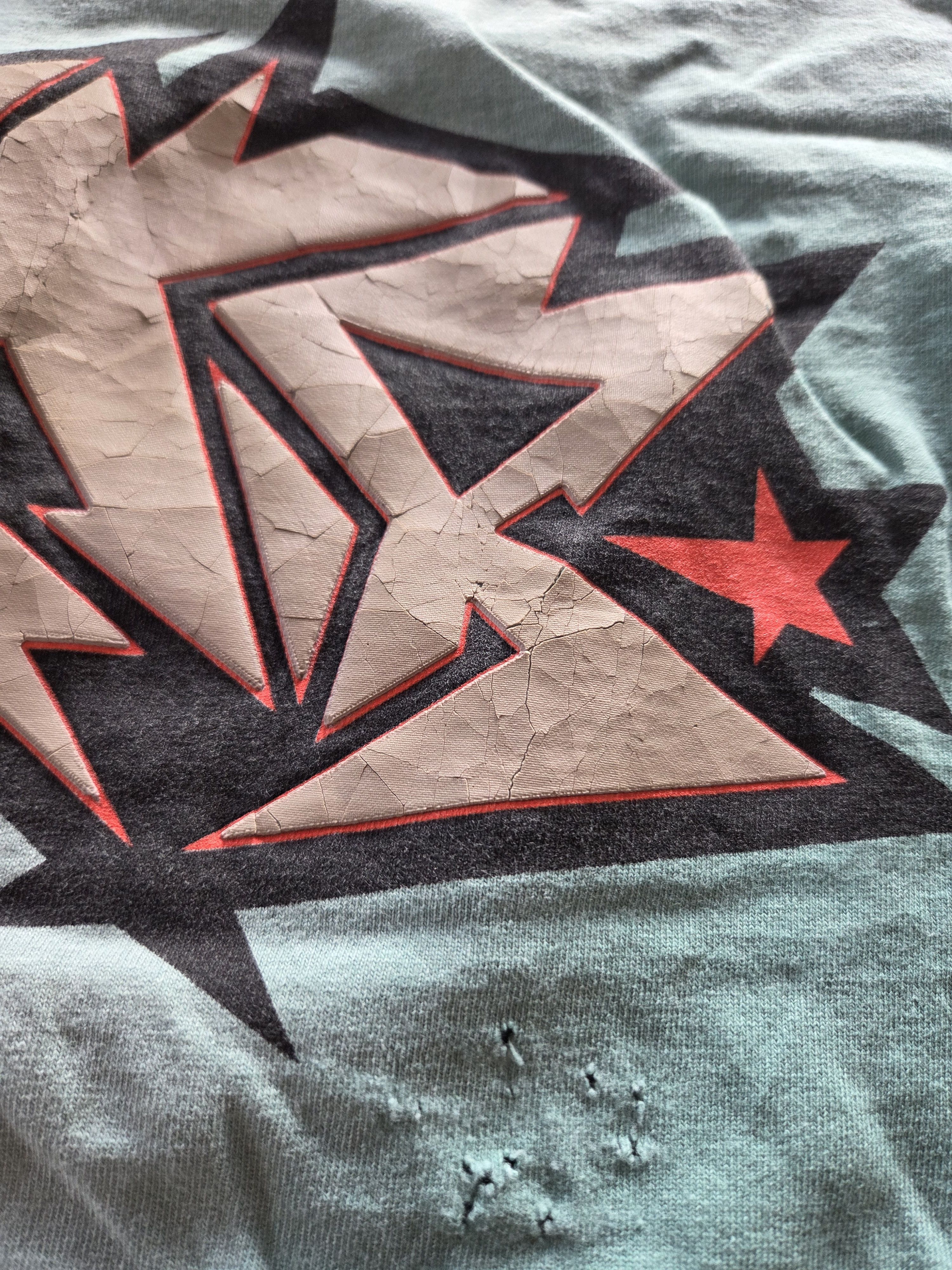 HELLSTAR Unreleased Hellstar Turquoise cracked print Capsule 10 shirt Size US S / EU 44-46 / 1 - 9 Thumbnail