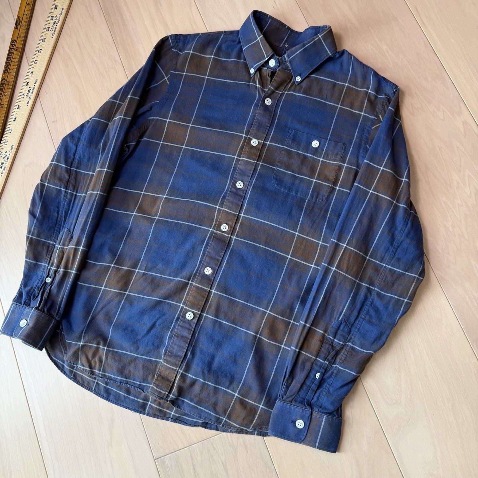 Todd Snyder Todd Snyder Shirt Small Blue Multicolor Plaid Long Sleeve Size US S / EU 44-46 / 1 - 10 Thumbnail