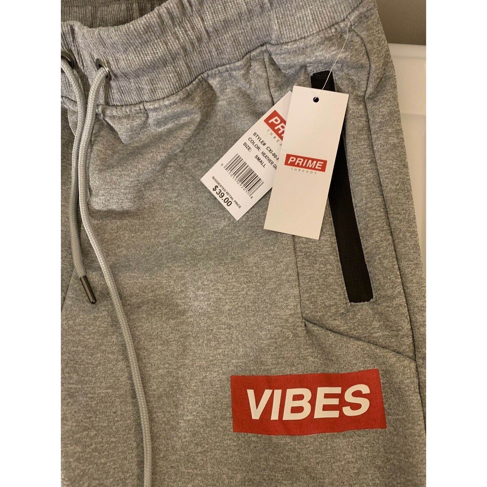 Other Prime Threads Men’s Sz S Gray Vibes Jogger Pant Size US 32 / EU 48 - 1 Thumbnail