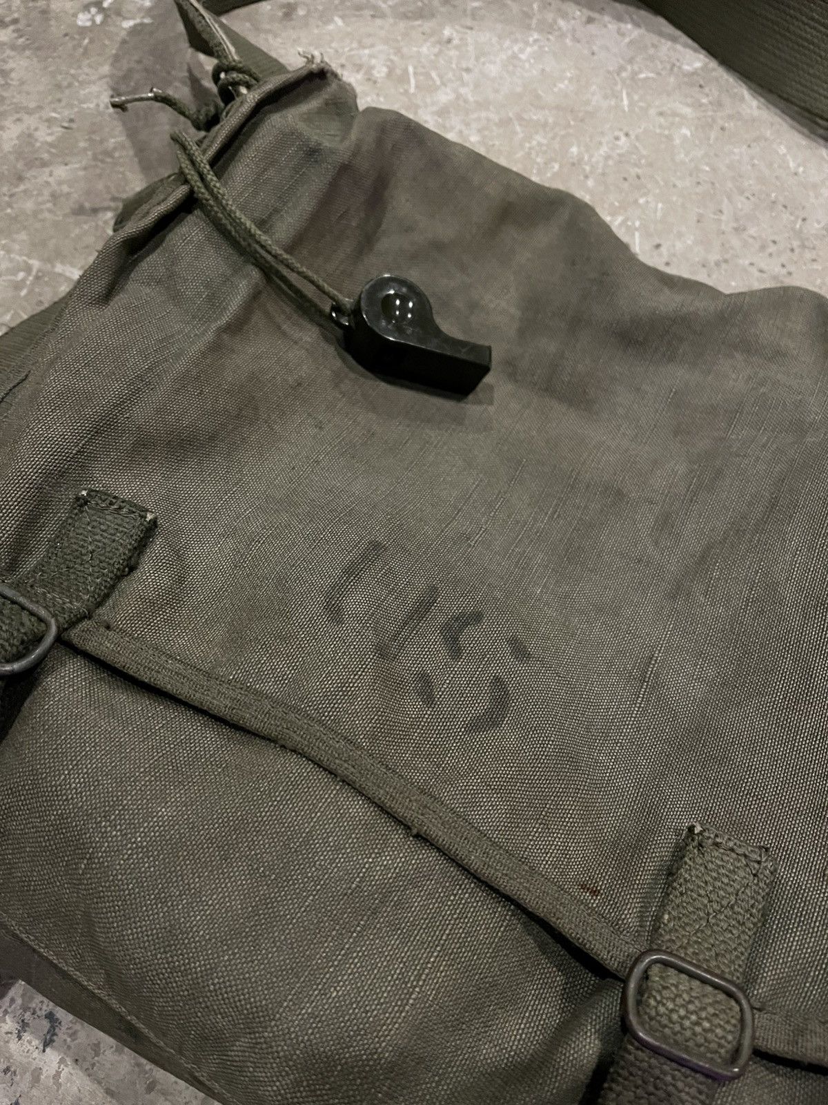 Vintage Vintage Military OD green canvas waist pack Size ONE SIZE - 2 Thumbnail