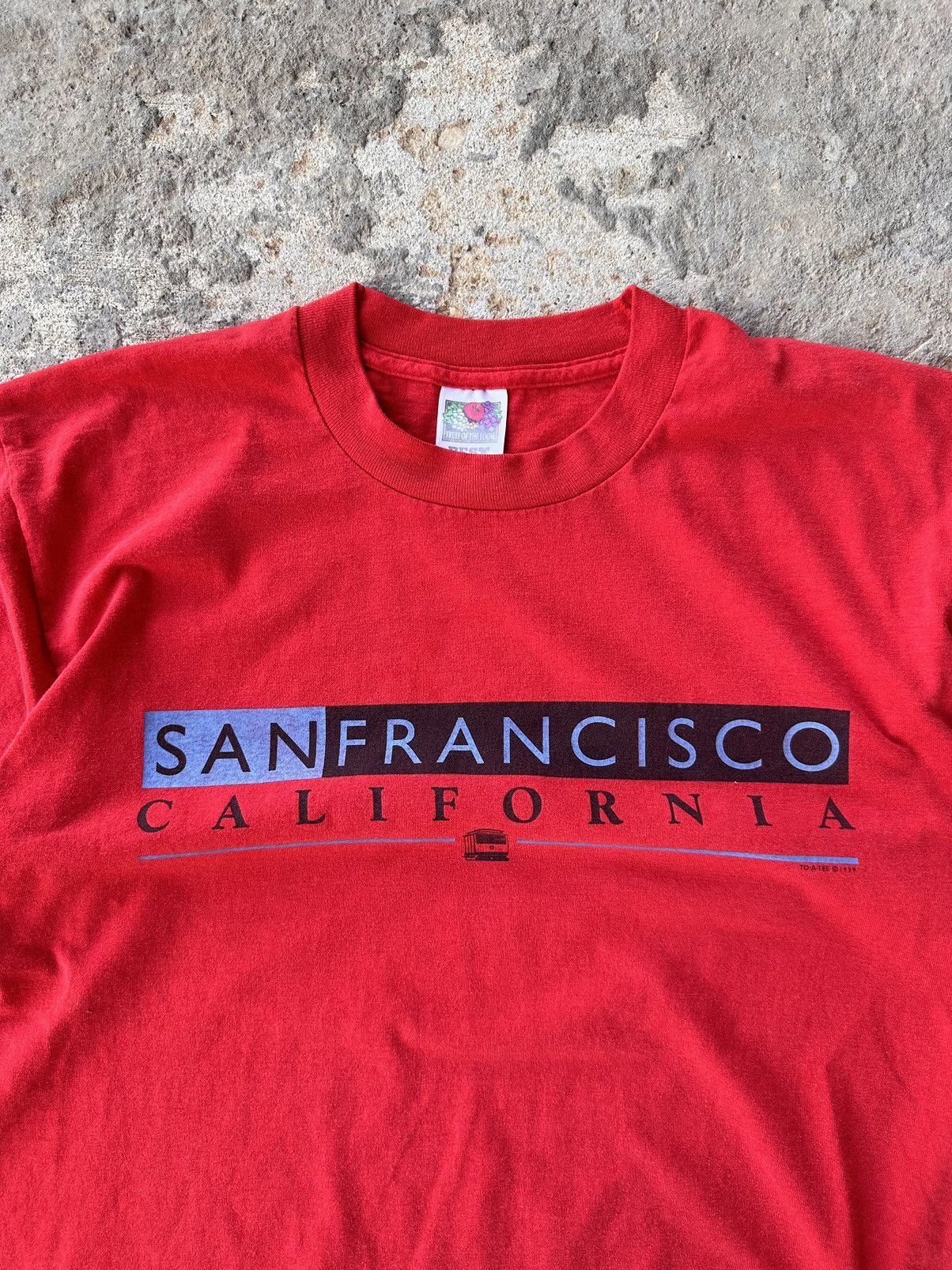 Vintage 90s San Francisco Cali Tshirt Size US L / EU 52-54 / 3 - 2 Thumbnail