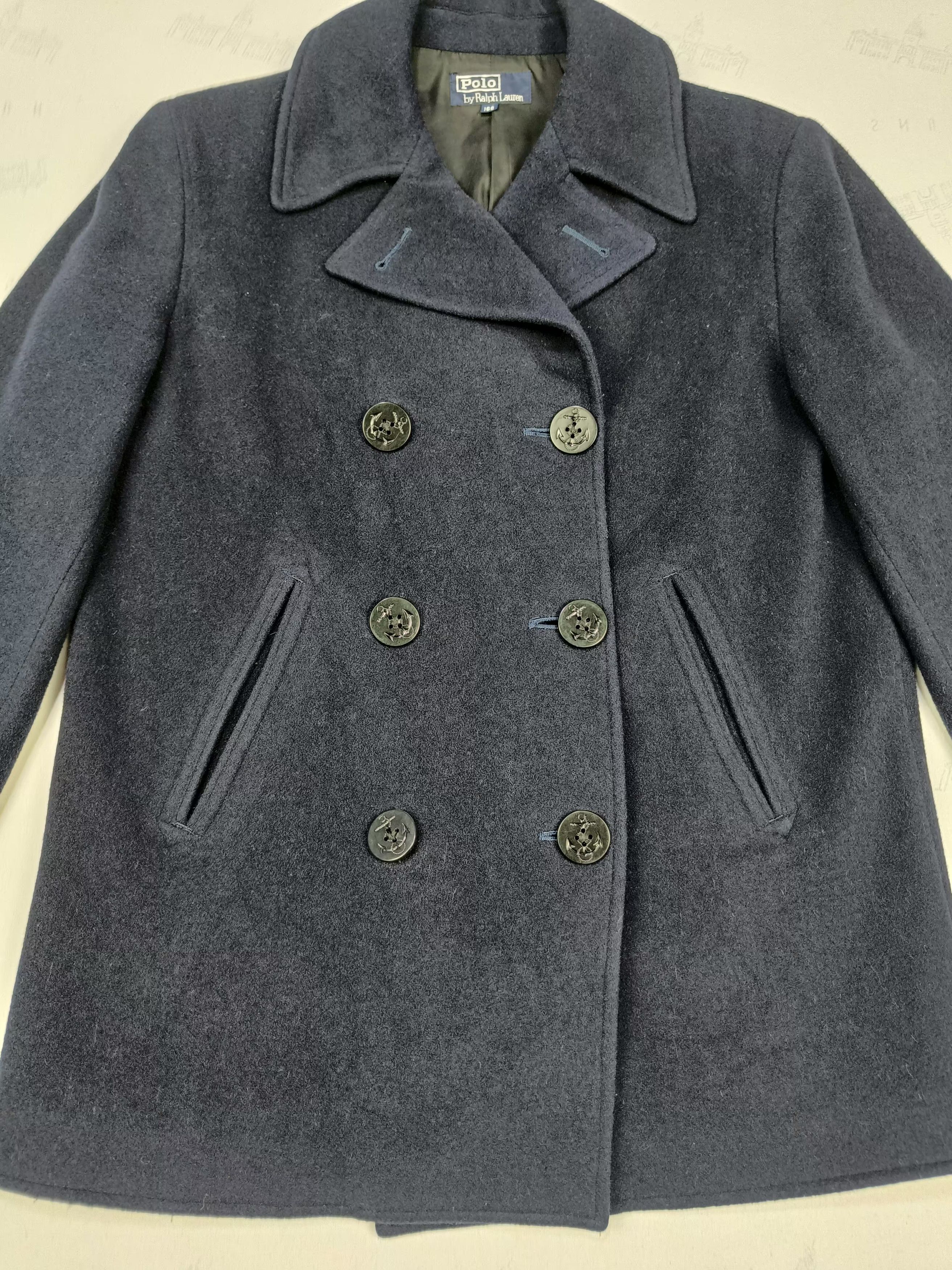 Polo Ralph Lauren Vintage POLO RALPH LAUREN Double Breasted Peacoat Size US S / EU 44-46 / 1 - 5 Thumbnail