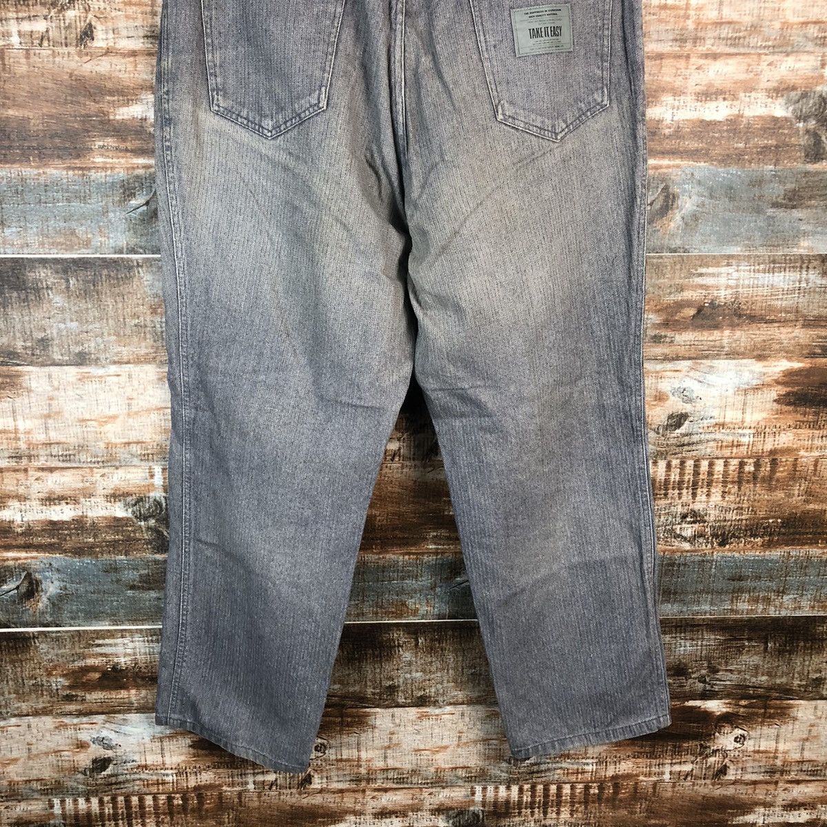 Japanese Brand × Vintage Take It Easy Grey Casual Pants #A1436 Size US 36 / EU 52 - 15 Thumbnail
