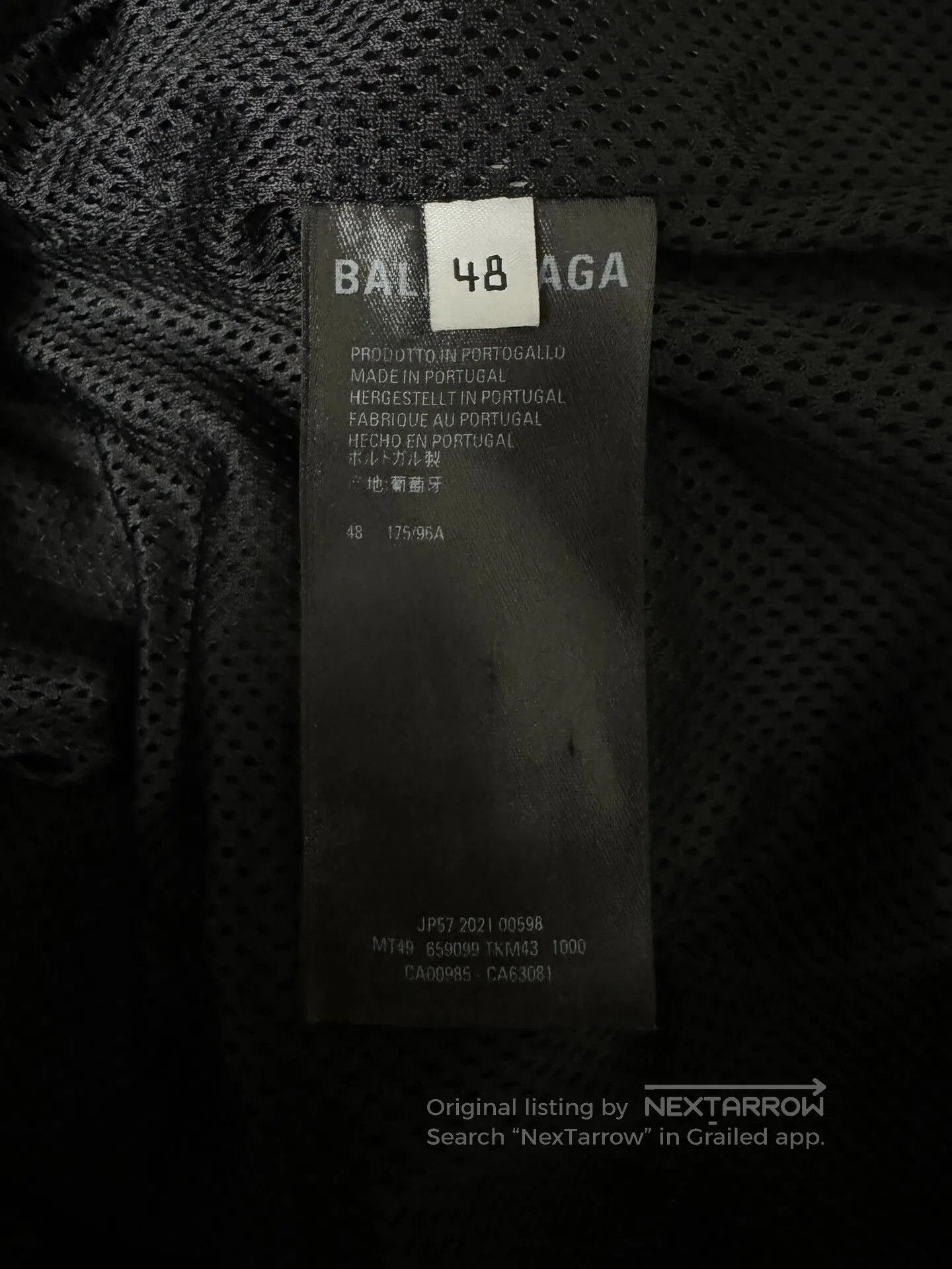 Balenciaga Balenciaga Embroidered Jacket in Black. Size US L / EU 52-54 / 3 - 8 Thumbnail