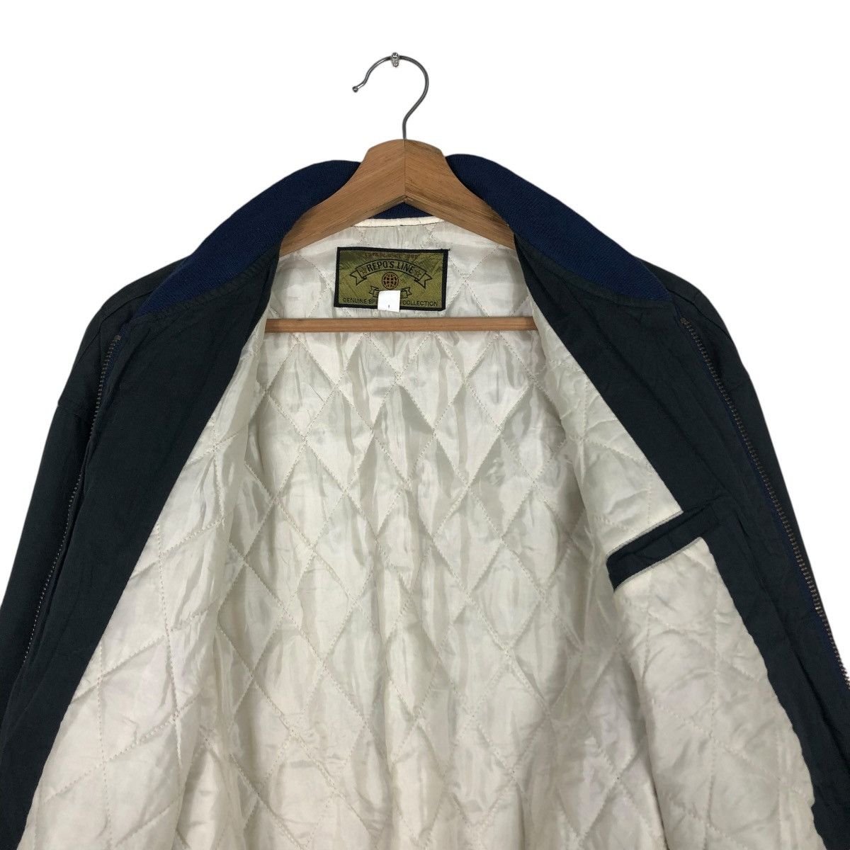 Japanese Brand 🔥VINTAGE BOMBER JACKET FLY REPO’S LINE ISSEY MIYAKE Size US M / EU 48-50 / 2 - 14 Thumbnail