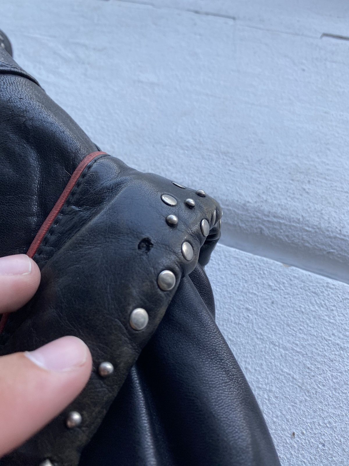 Other 🔗GOTHIC PUNK OPIUM ZIPPER BONDAGE LEATHER JACKET OWENS ISSEY Size US M / EU 48-50 / 2 - 12 Thumbnail