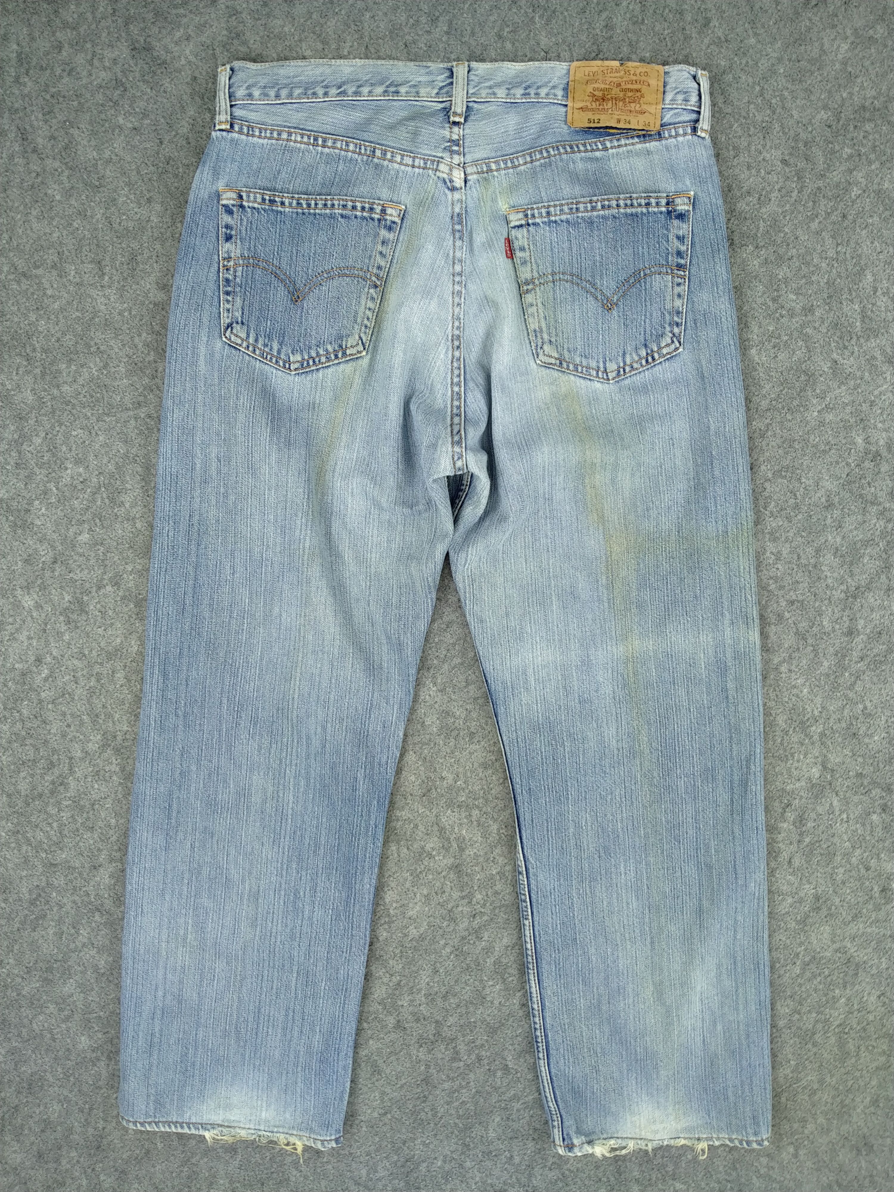 Levi's Stone Wash Vintage Levi's 512 Denim 34 x 28 -JN682 Size US 34 / EU 50 - 2 Thumbnail