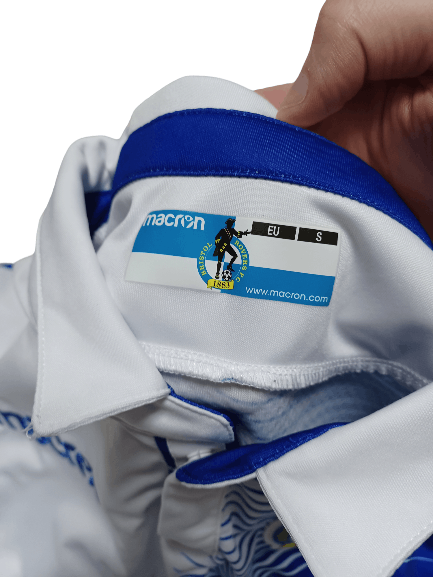 Macron BRISTOL ROVERS 2018-2019 SOCCER FOOTBALL JERSEY MACRON Size US S / EU 44-46 / 1 - 4 Thumbnail