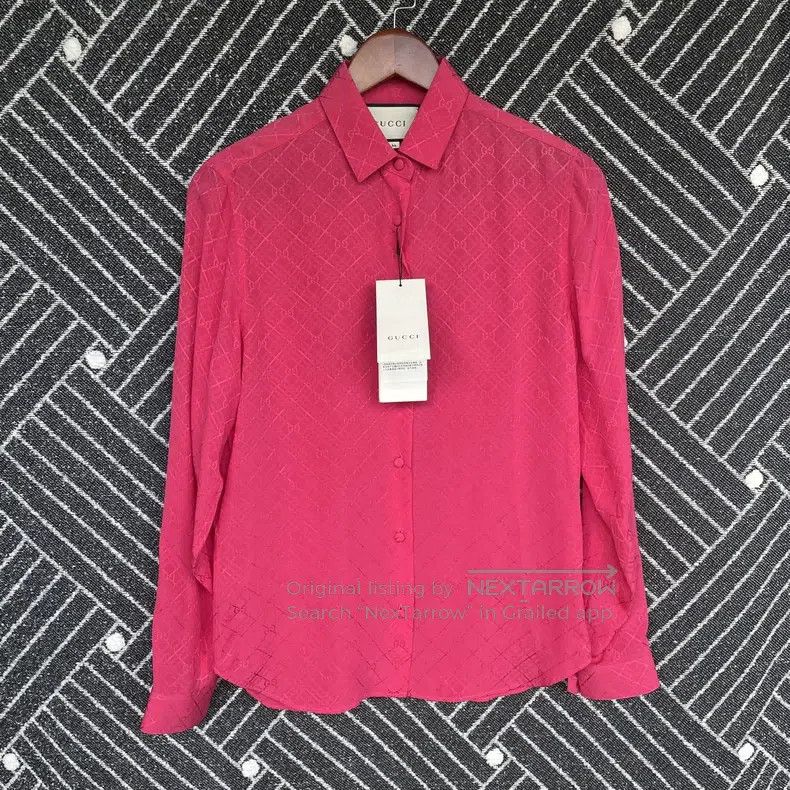Gucci Gucci Full-print silk shirt Size XS / US 0-2 / IT 36-38 - 1 Thumbnail