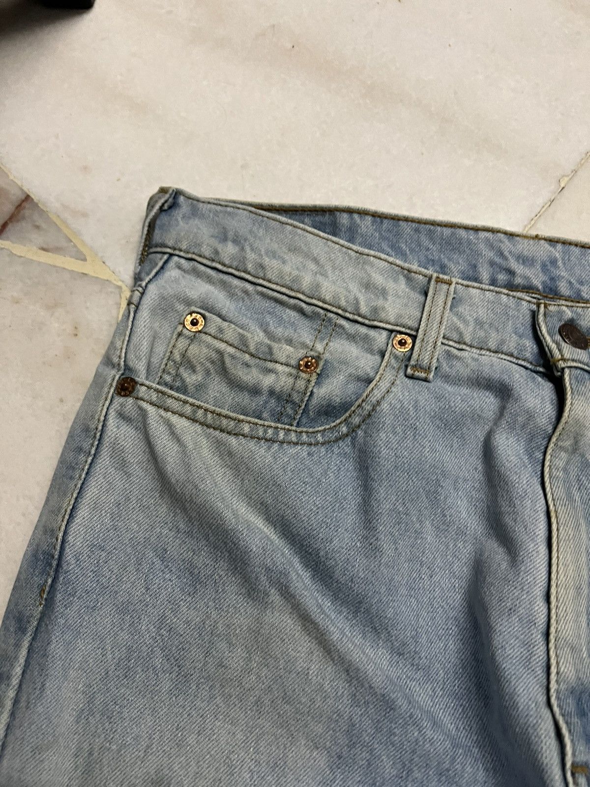 Jean × Levi's × Levi's Vintage Clothing 💥Baggy💥90’s Levis 515 Stone Wash Jean Size US 31 - 7 Thumbnail
