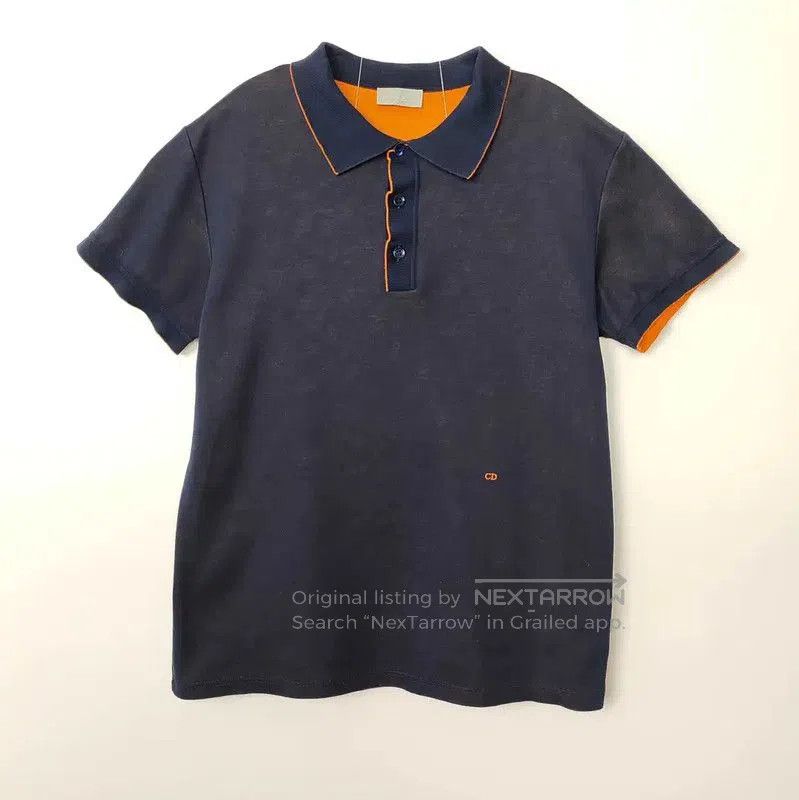Dior Dior Cotton Polo in Navy Blue . Size US M / EU 48-50 / 2 - 1 Thumbnail