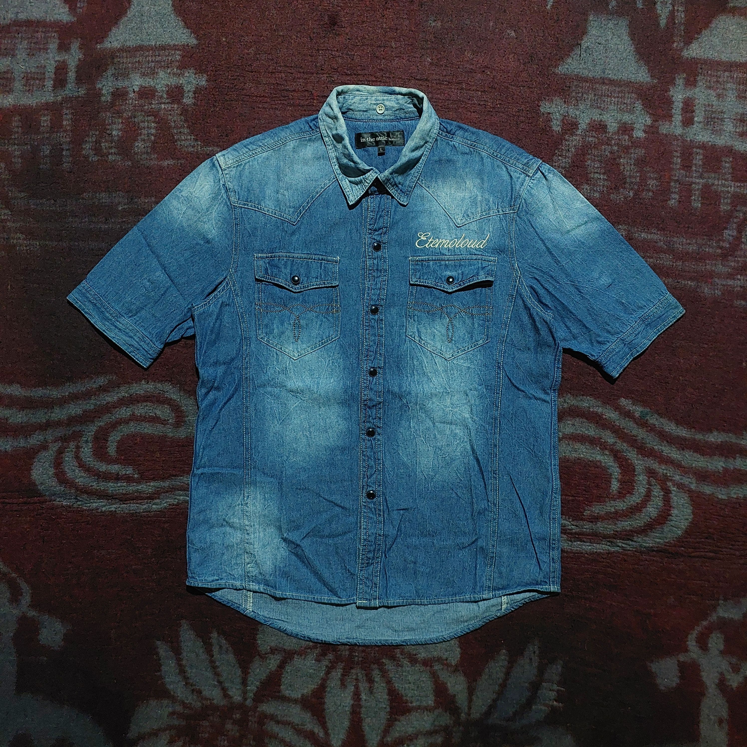 In The Attic In The Attic button up blue shirt Size US L / EU 52-54 / 3 - 1 Thumbnail