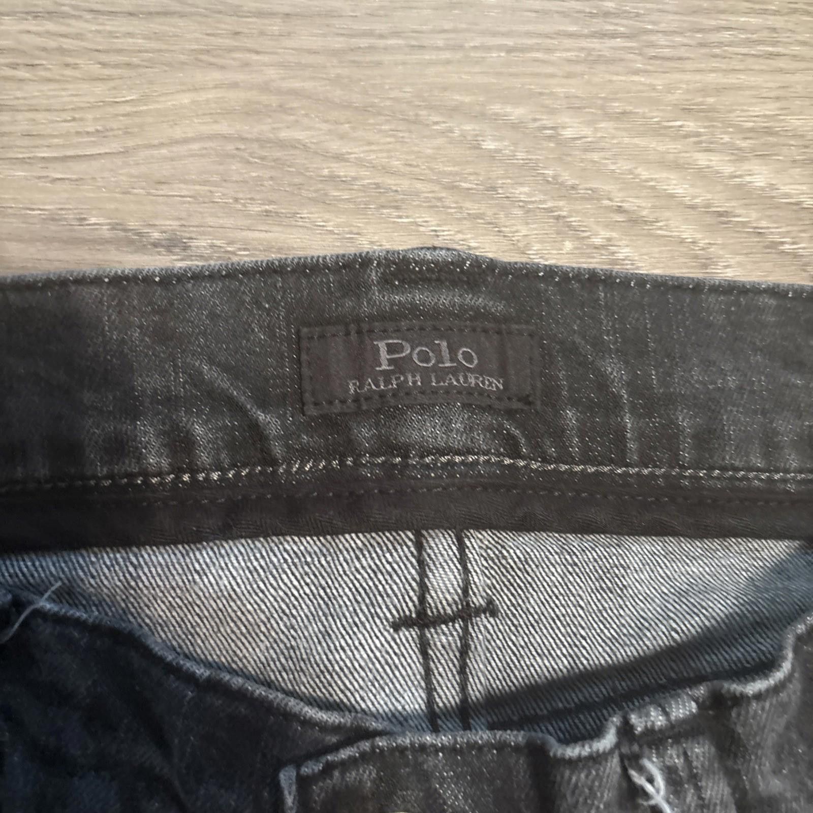 Polo Ralph Lauren Polo Ralph Lauren Vintage Pants Black Denim Size 32x34 90’s Size 24" / US 00 / IT 34 - 2 Thumbnail