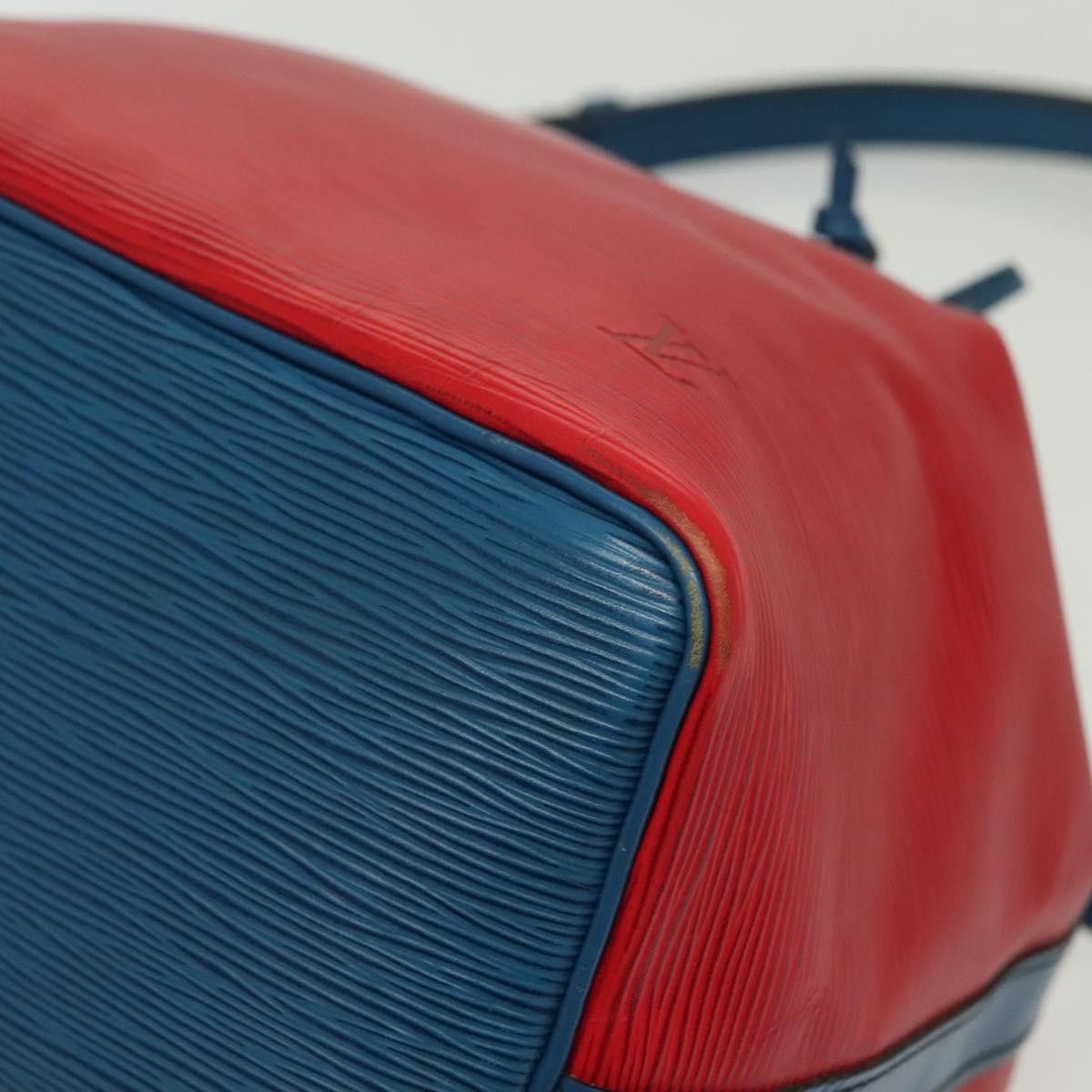 Louis Vuitton LOUIS VUITTON Epi Petit Noe Shoulder Bag Castilian Red Blue Size ONE SIZE - 15 Thumbnail