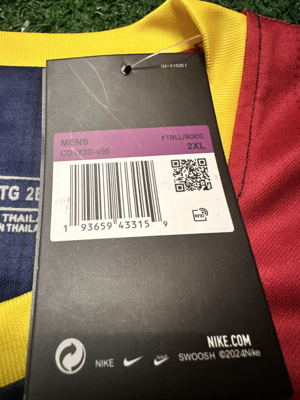Nike Nike FC Barcelona 2020/21 Lionel Messi Home Football Jersey Size US XXL / EU 58 / 5 - 7 Thumbnail
