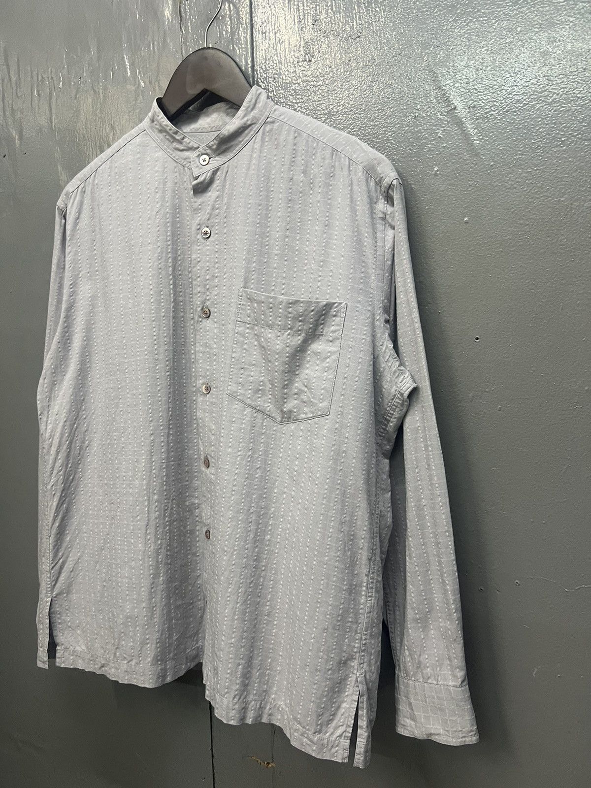 Issey Miyake Issey Miyake Mandarin Collar Shirt Button Up Size US M / EU 48-50 / 2 - 3 Thumbnail