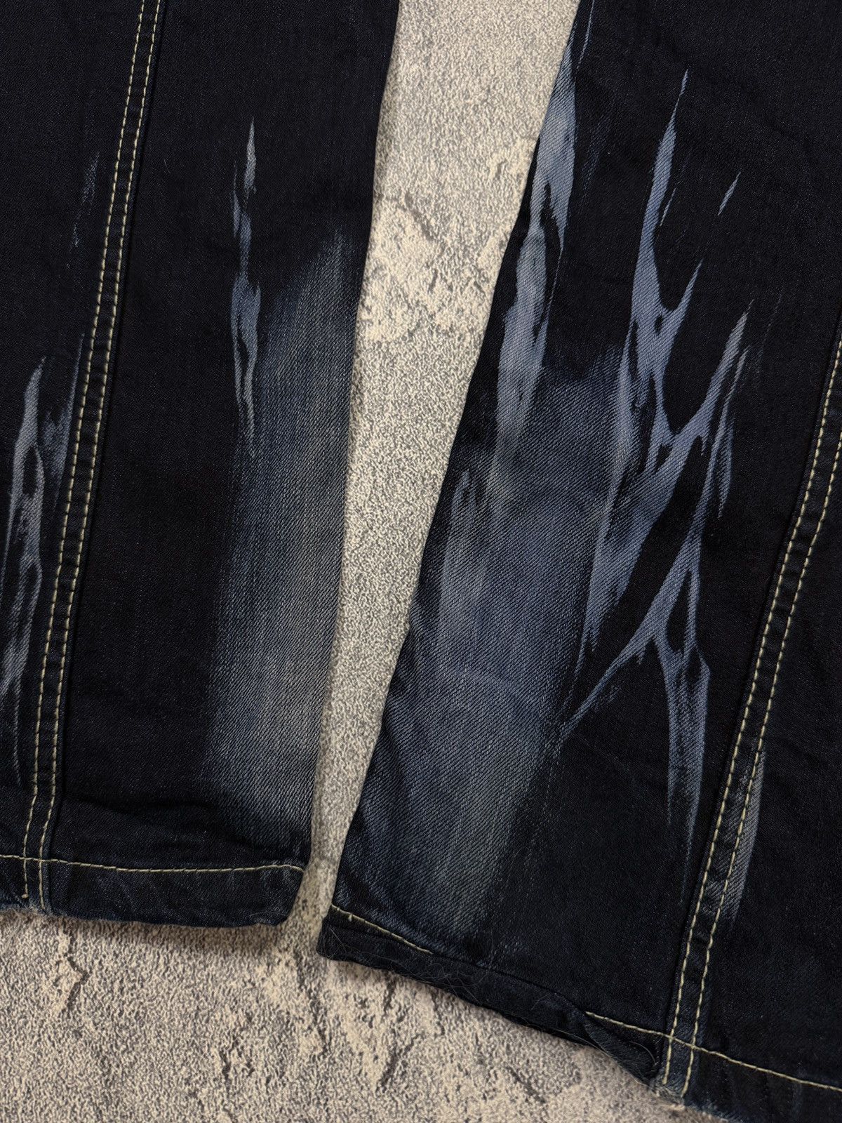 Other Y2K Archive Distressed Jeans Denim Heavy Stitch LGB Style Size US 42 / EU 58 - 13 Thumbnail