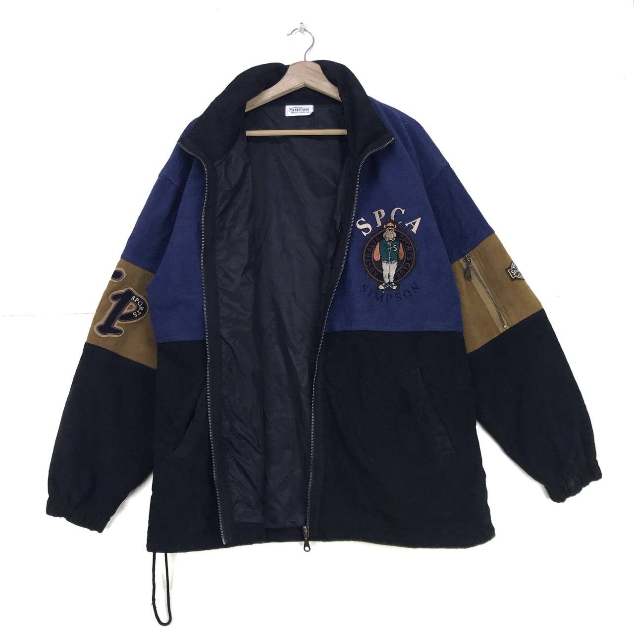 Sports Specialties × Vintage Vintage Simpson Australia Sports Club Big Logo Fleece Jacket Size US L / EU 52-54 / 3 - 2 Thumbnail