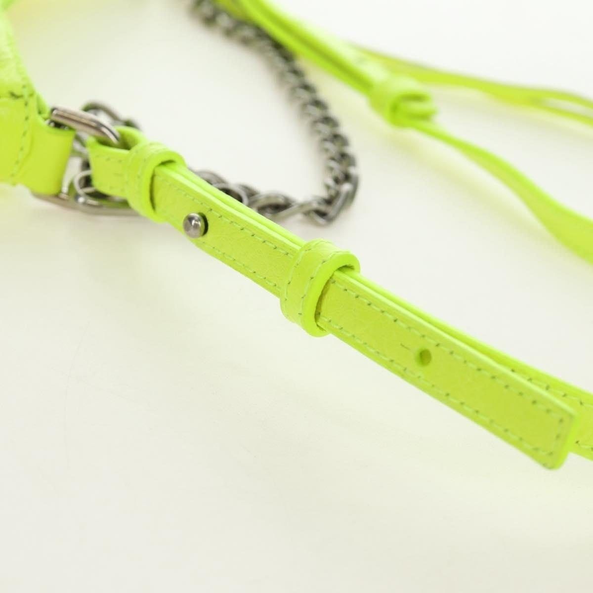 Balenciaga Balenciaga Chain Le Cagole XS Shoulder Bag Green Size ONE SIZE - 8 Thumbnail