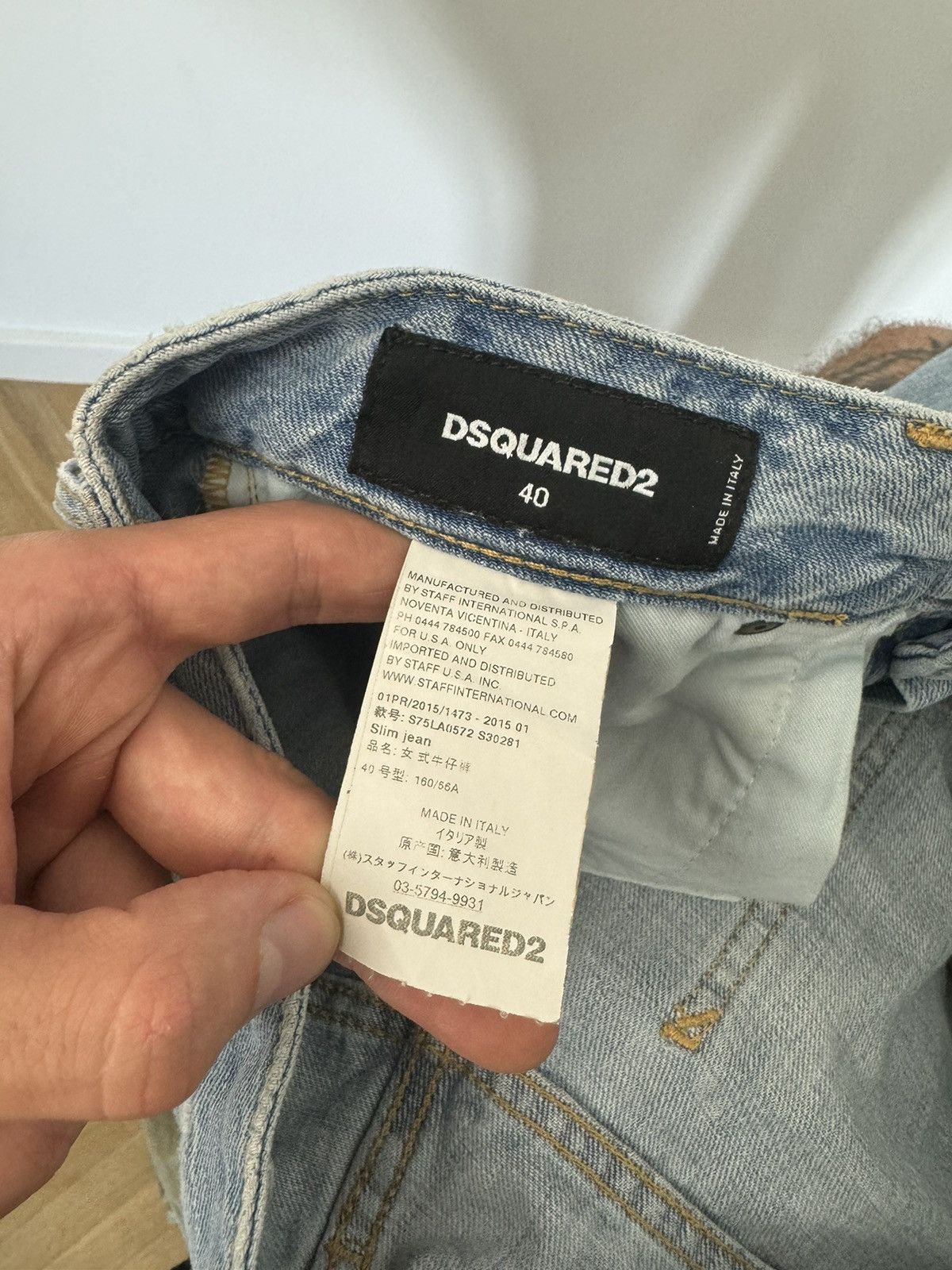 Dsquared2 Dsquared2 Distressed Luxury Denim Pant Jeans Rare Skinny Size US 30 / EU 46 - 4 Thumbnail