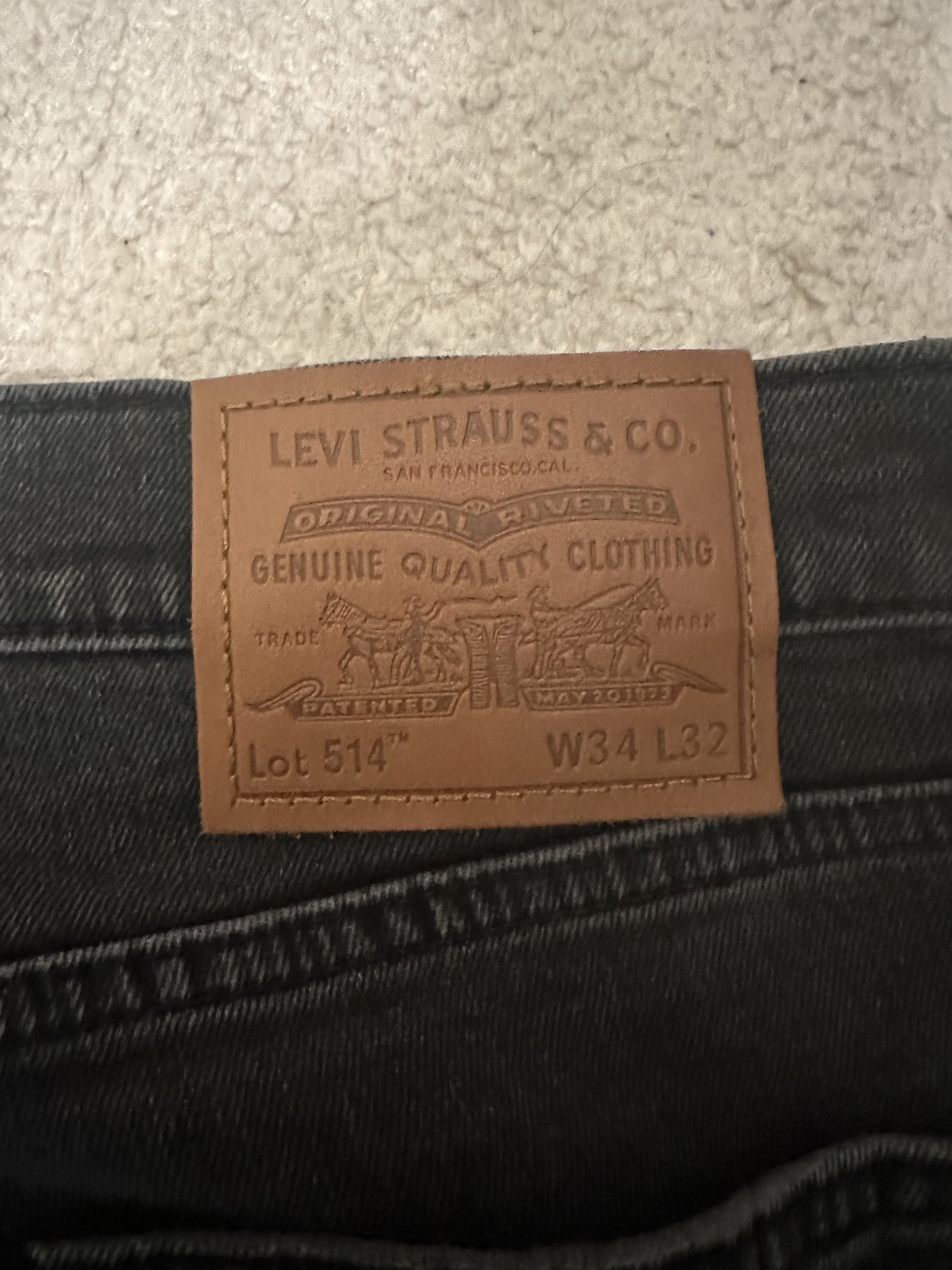 Levi's × Vintage Levi 514 Grey Jeans Size US 34 / EU 50 - 4 Thumbnail