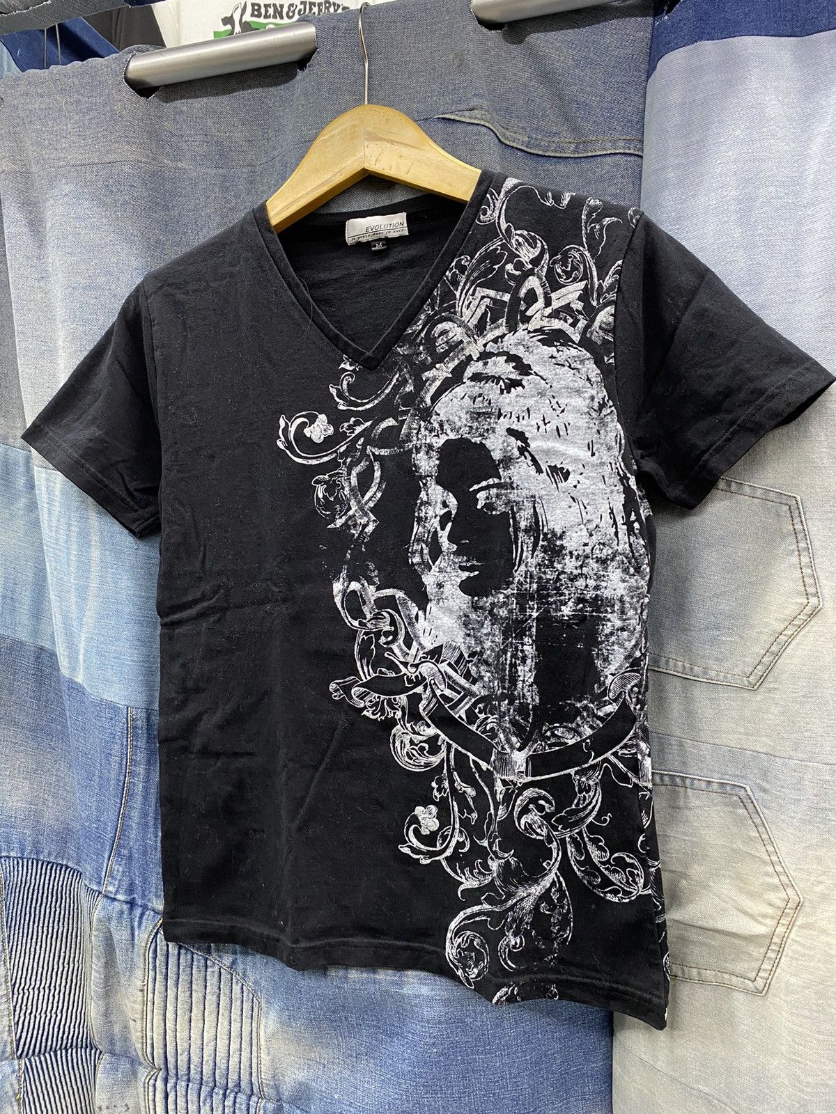 Hysteric Glamour japanese brand poem evolution style tshirt Size US M / EU 48-50 / 2 - 2 Thumbnail