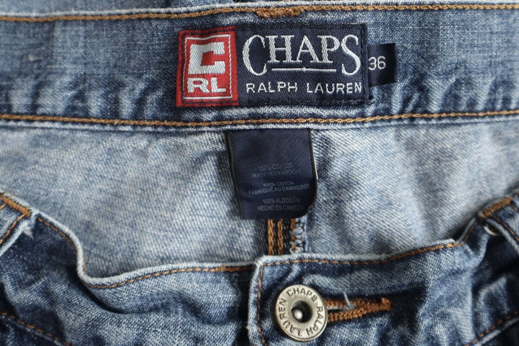 Chaps Ralph Lauren Chaps Ralph Lauren Denim Carpenter Shorts Size US 36 / EU 52 - 2 Thumbnail