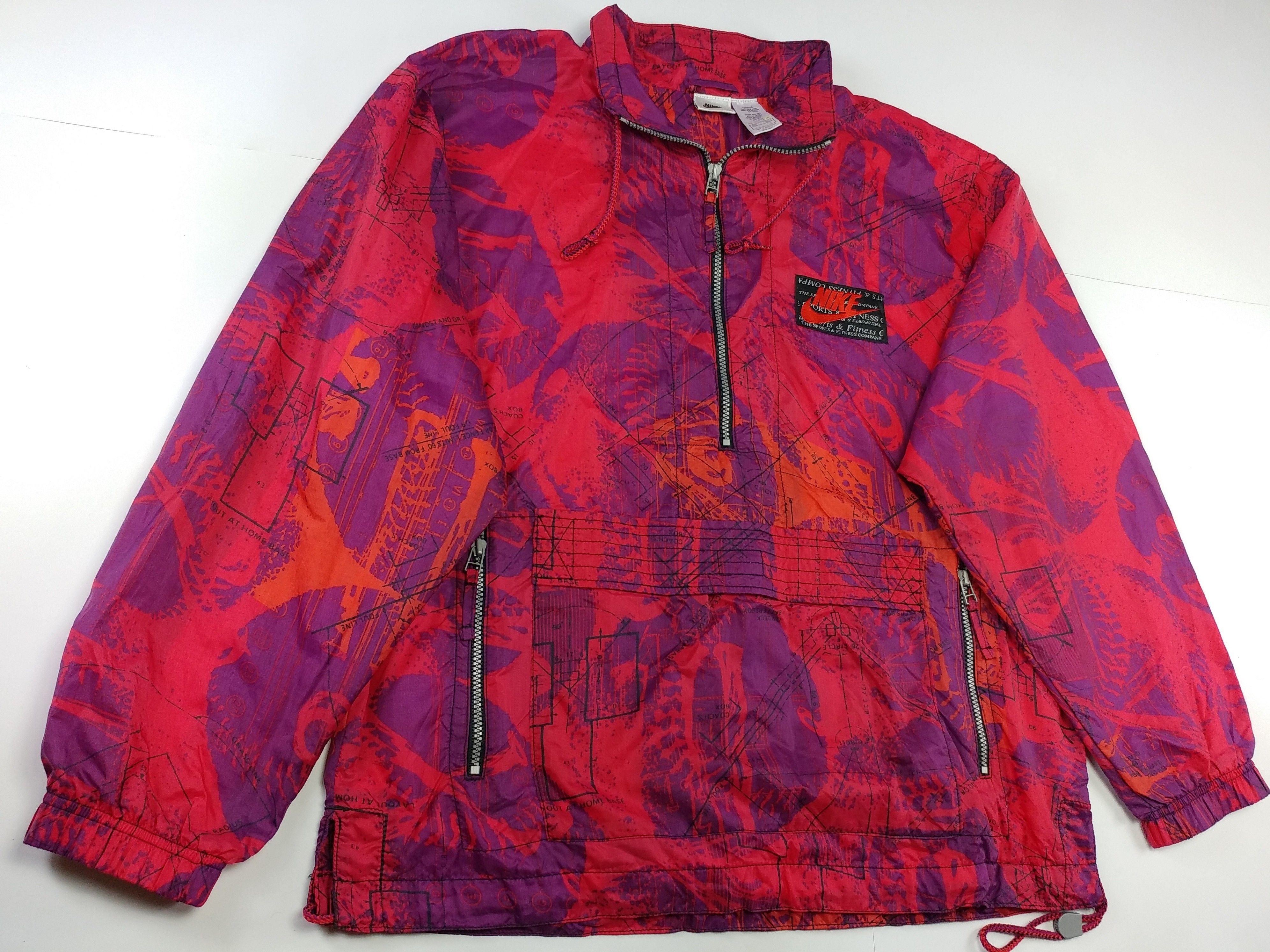 Nike Nike jacket, vintage track top, 90s skater 1990s Y2K L Size US L / EU 52-54 / 3 - 3 Thumbnail