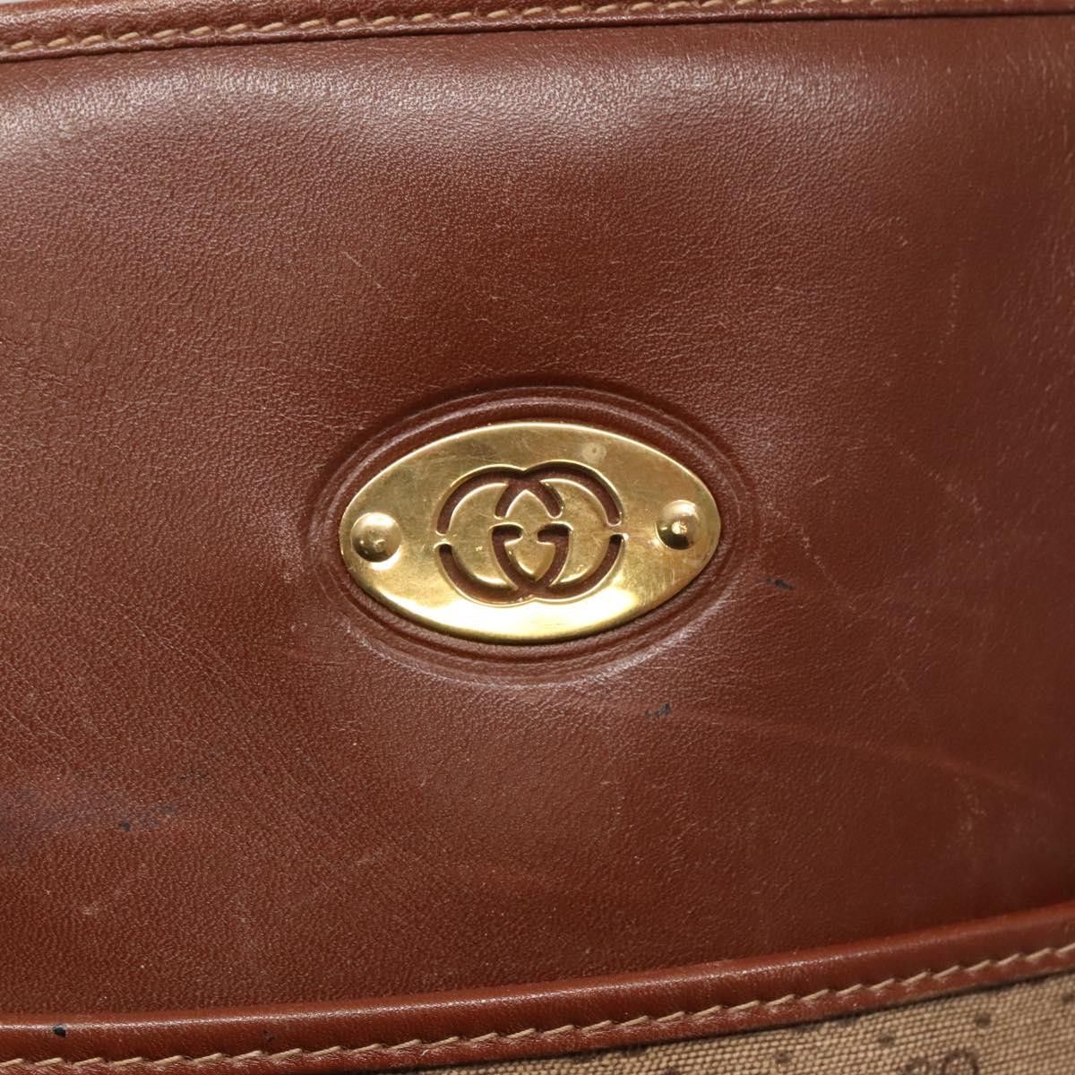 Gucci GUCCI Micro GG Supreme Tote Bag Pvc Beige Gold 002 37 002 37 Size ONE SIZE - 14 Thumbnail
