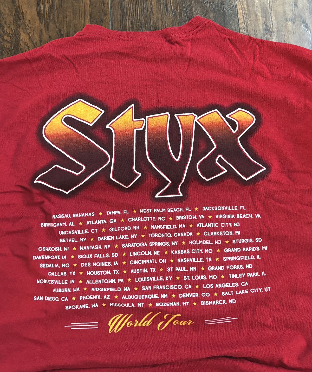 Band Tees Crazy Y2K Vintage Styx Tour Tshirt XL Size US XL / EU 56 / 4 - 4 Thumbnail