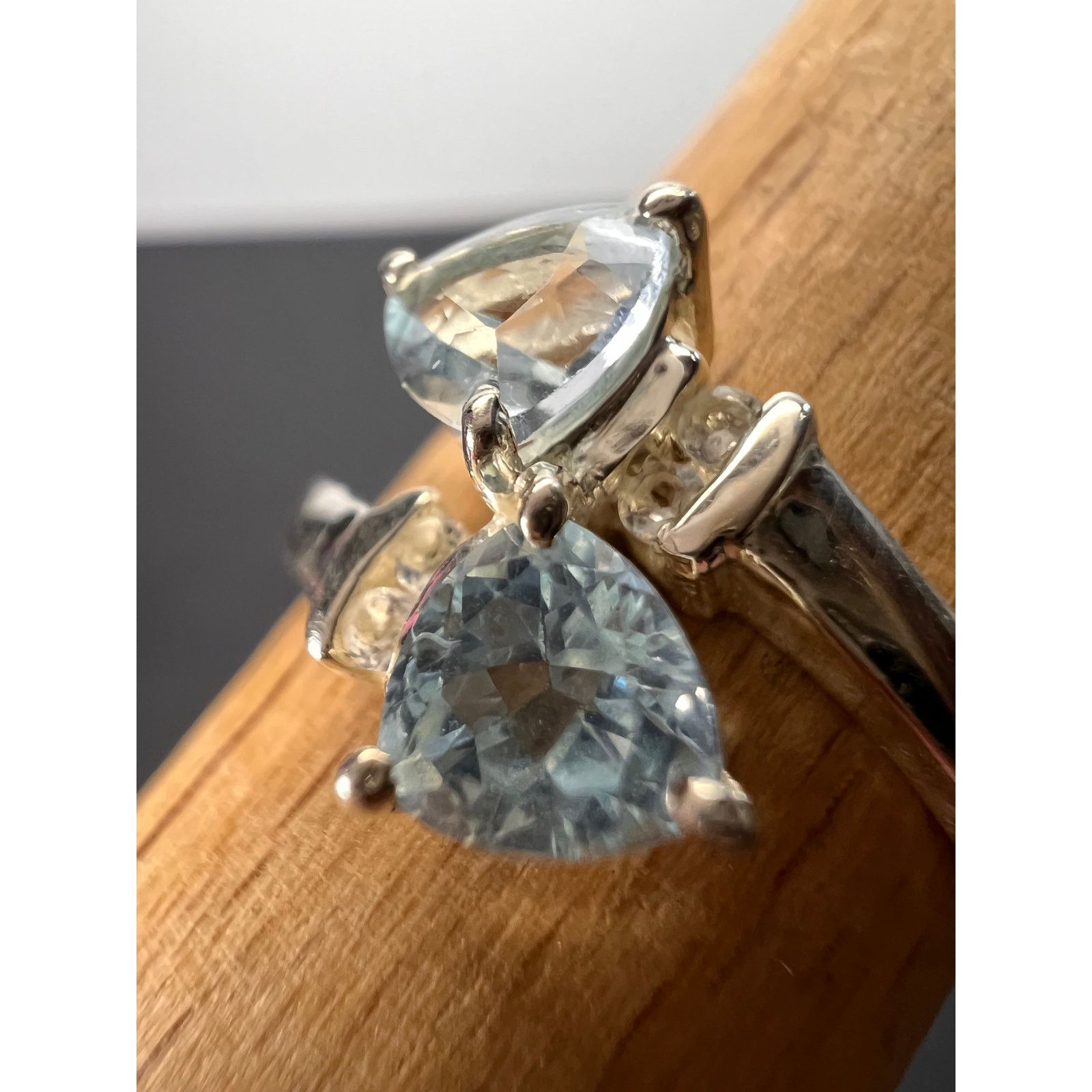 Other Trillium cut blue topaz ring in sterling silver size 9 Size ONE SIZE - 10 Thumbnail