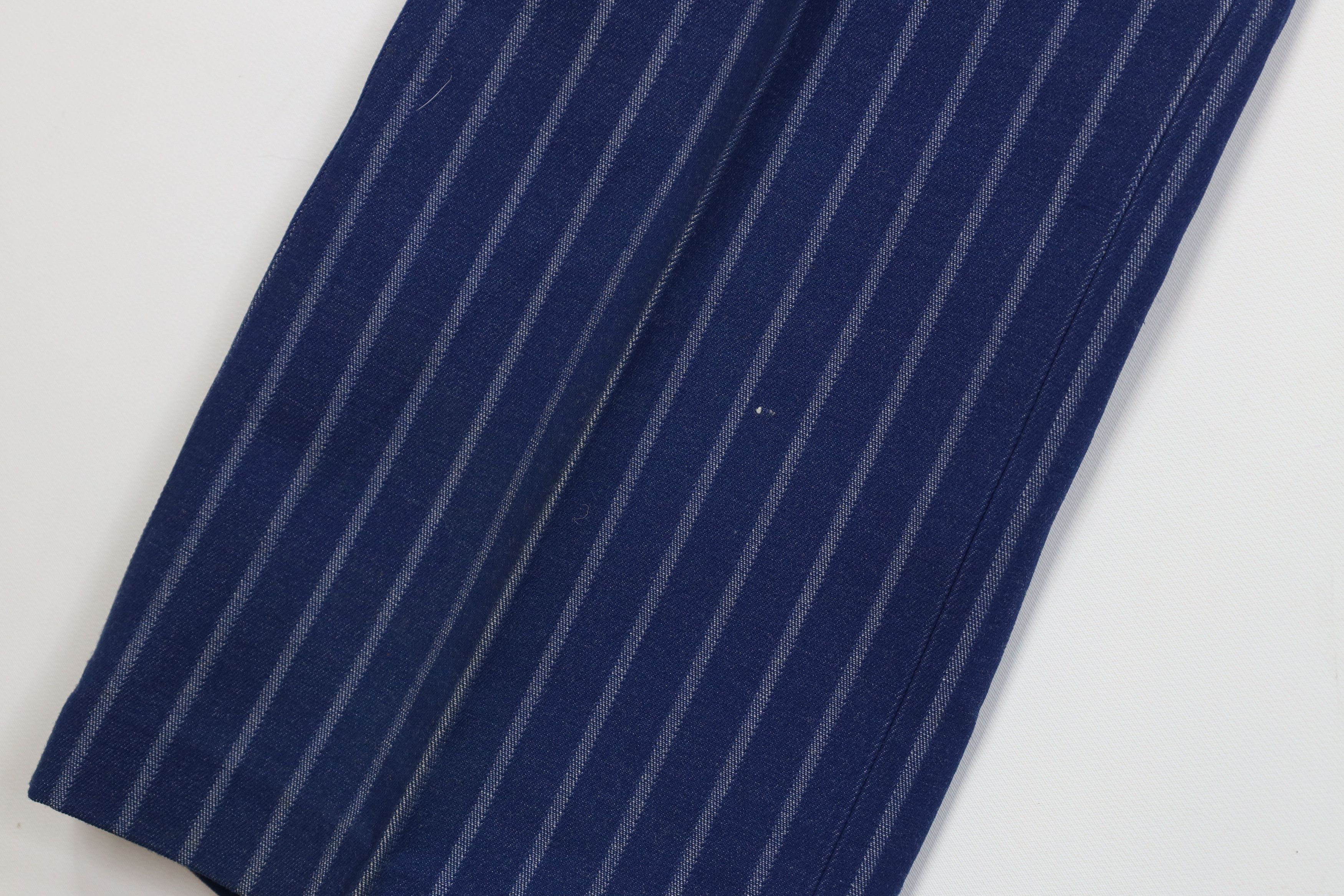 Vintage Vintage 50s 60s Streetwear Winter Pants Flared Blue USA Size 30" / US 8 / IT 44 - 6 Thumbnail
