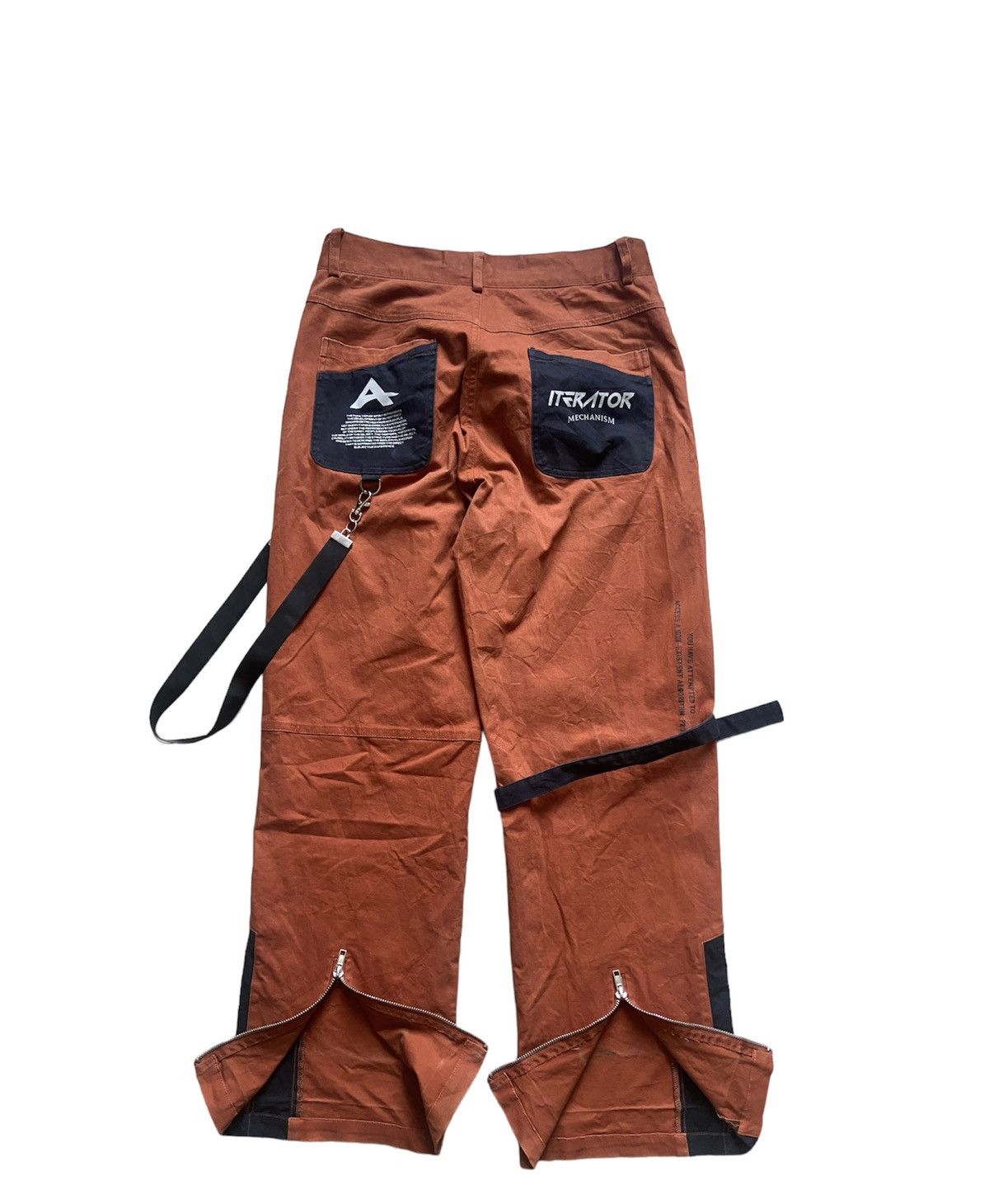 Japanese Brand × Seditionaries Chain Bondage Zipper Baggy Zipper Flare By Taka Pants Size US 32 / EU 48 - 1 Thumbnail