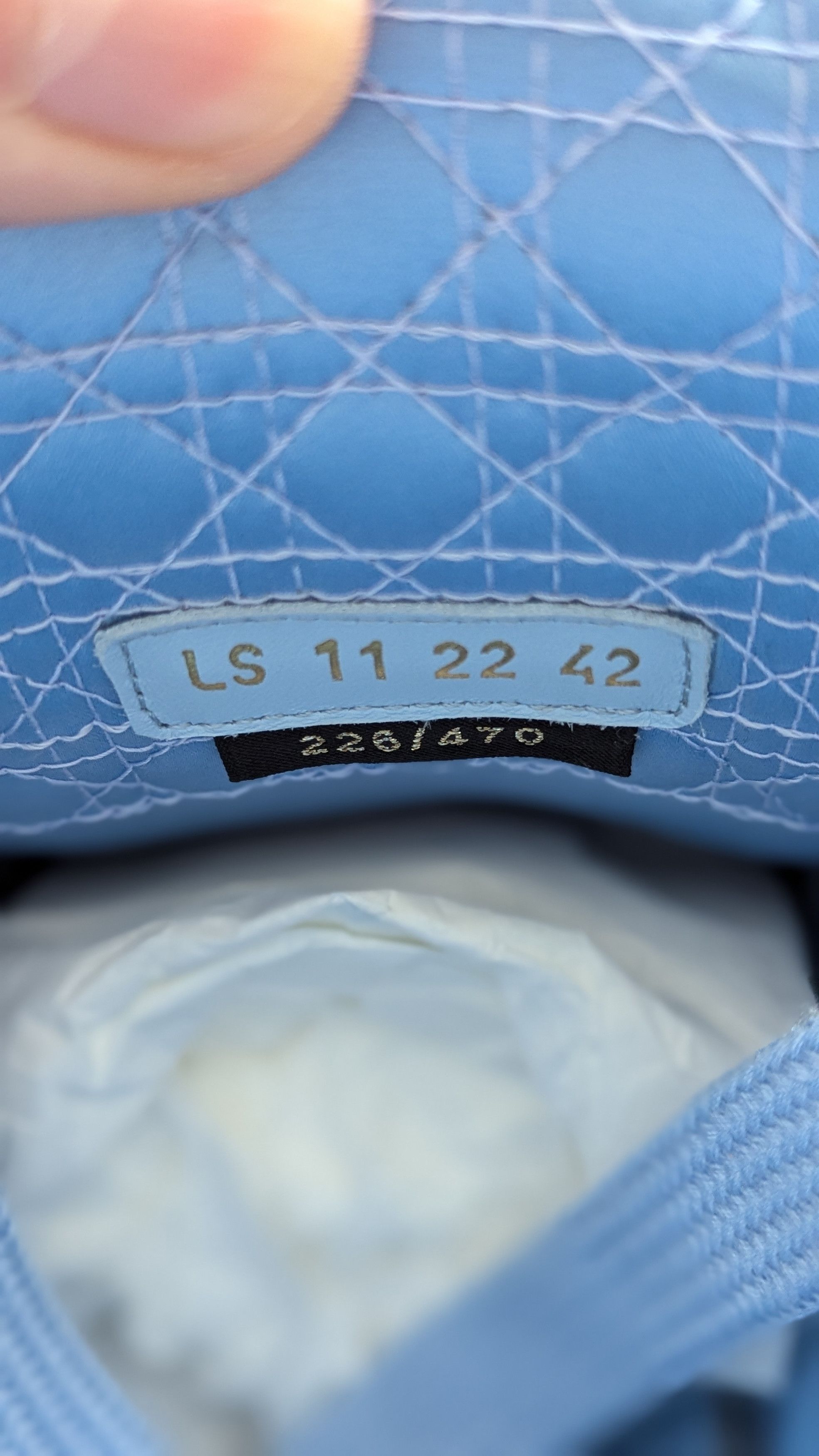 Dior × ERL Dior ERL B9S Sneaker Blue Cannage Colorway EU42 UK8 Size US 9 / EU 42 - 7 Thumbnail
