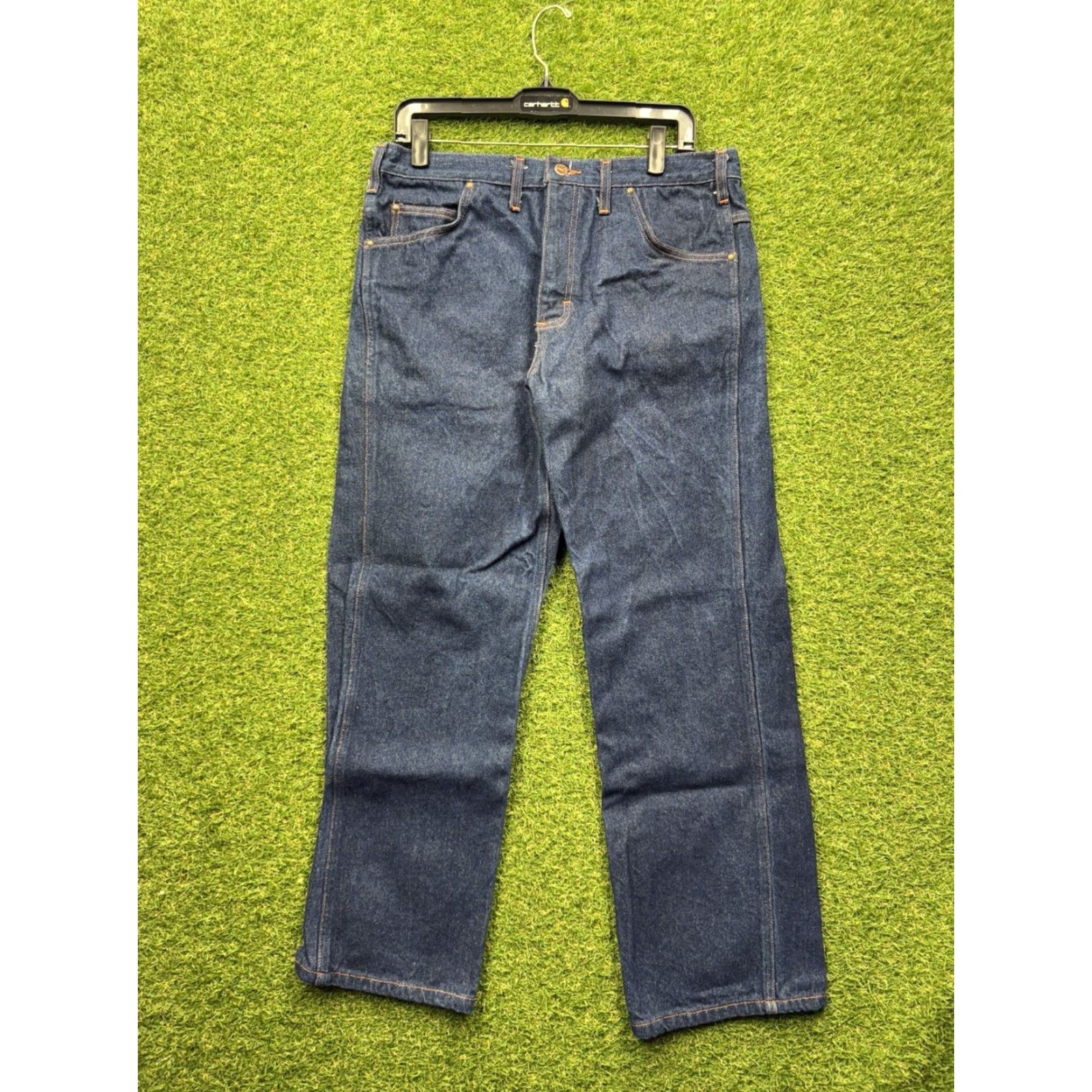 Vintage VINTAGE Big Mac Jeans 36x29 Straight Leg Dark Wash 80s Mens Size US 36 / EU 52 - 2 Thumbnail