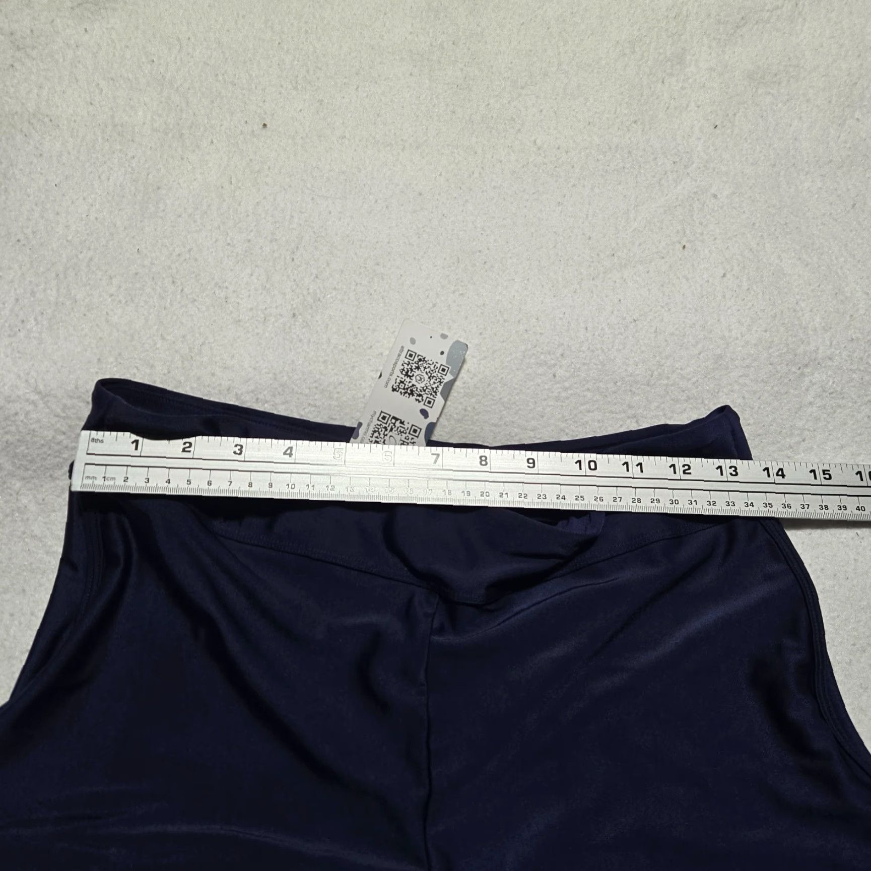 Vintage Fashion World Women's Swim Shorts NWT Lightweight SZ L Blue Bottoms Quick Dry Cargo Pocket Bathing Suit Bottoms Size 36" / US 14 / IT 50 - 4 Thumbnail
