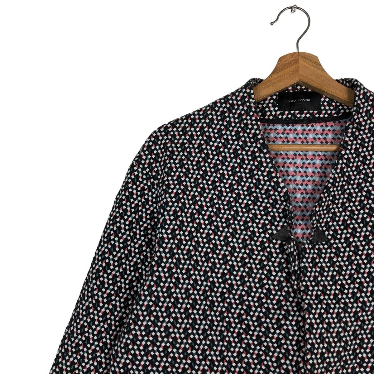 Vintage 🔥Vtg Quilted Button Jacket Goyard Design Cop Copine Portuga Size US M / EU 48-50 / 2 - 7 Thumbnail