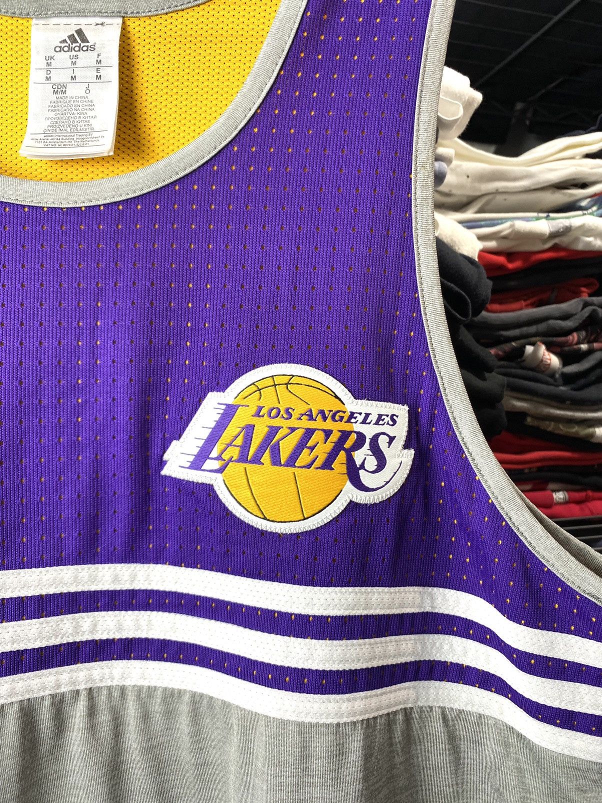 Adidas Vintage Adidas Lakers NBA Jersey Sleeveless Size US M / EU 48-50 / 2 - 3 Thumbnail