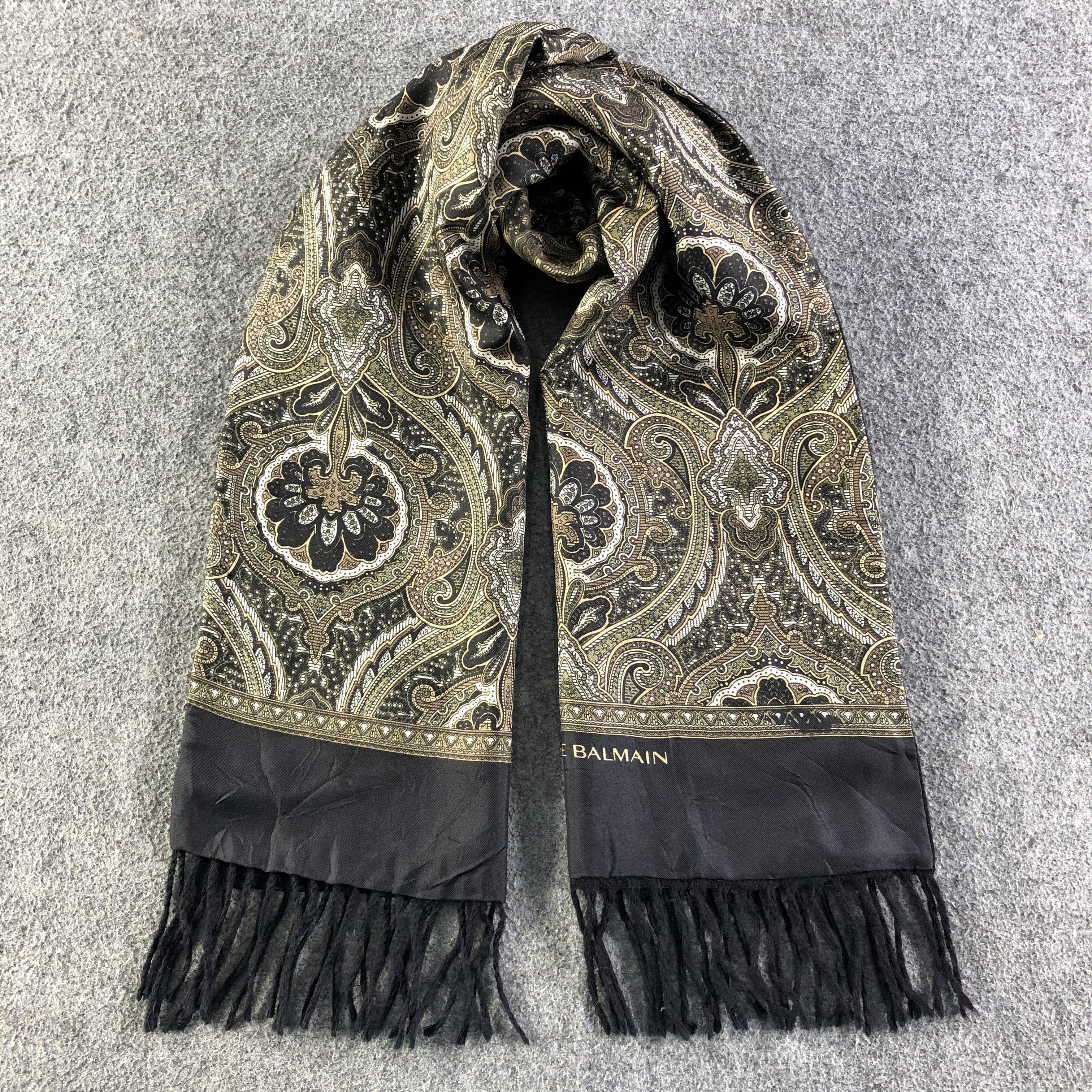 Pierre Balmain Pierre Balmain Paislee Scarf / Muffler / Neckwear P354 Size ONE SIZE - 1 Thumbnail