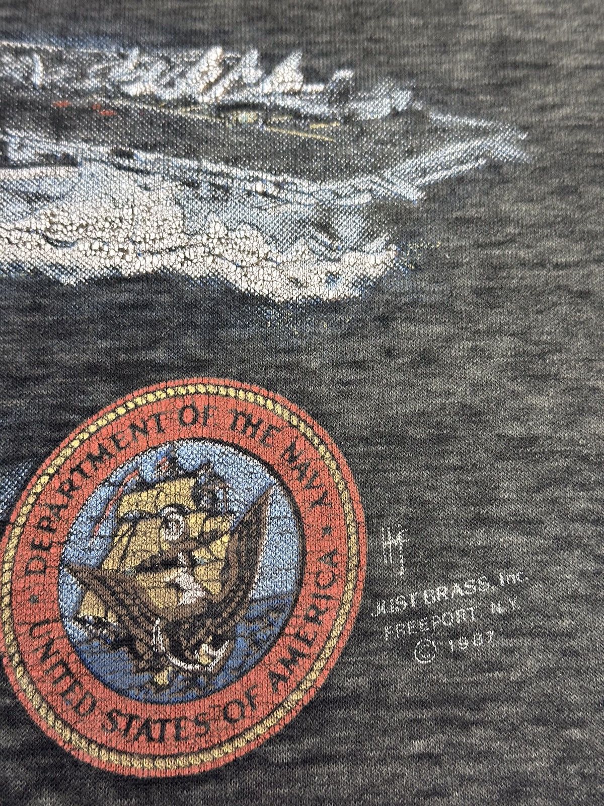 Vintage Vintage United States Navy 3D Emblem Paperthin💥 Size US S / EU 44-46 / 1 - 6 Thumbnail