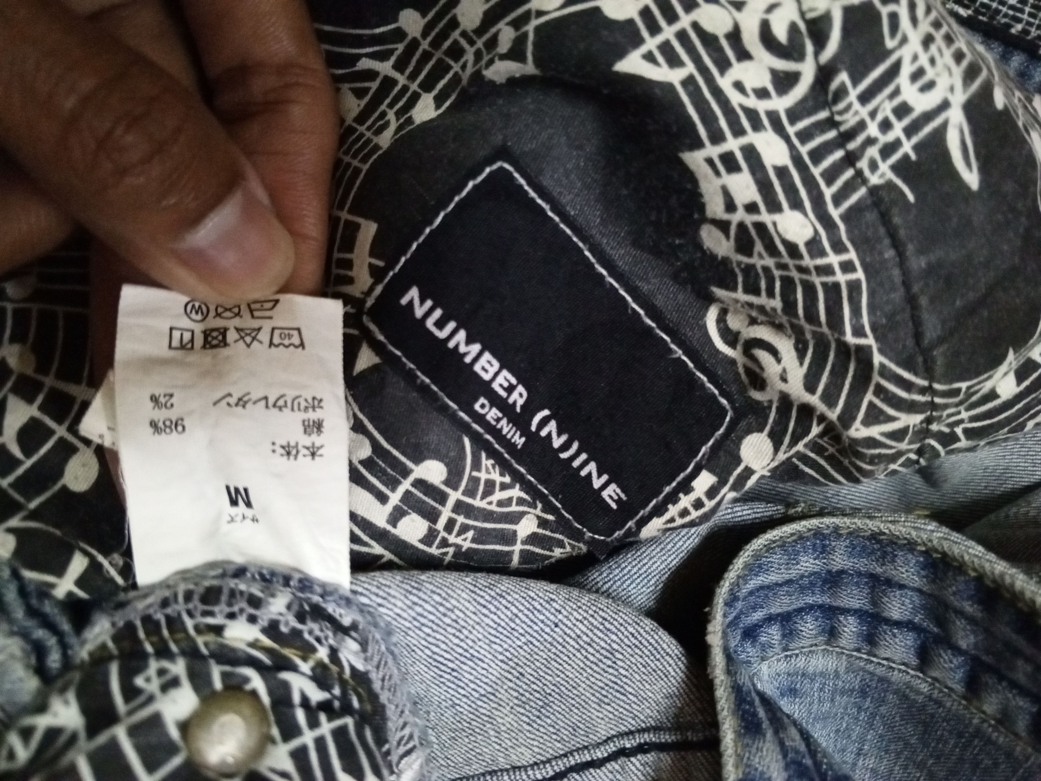 Number (N)ine {💥 rare 💥number(n)ine denim jeans Size US 32 / EU 48 - 17 Thumbnail